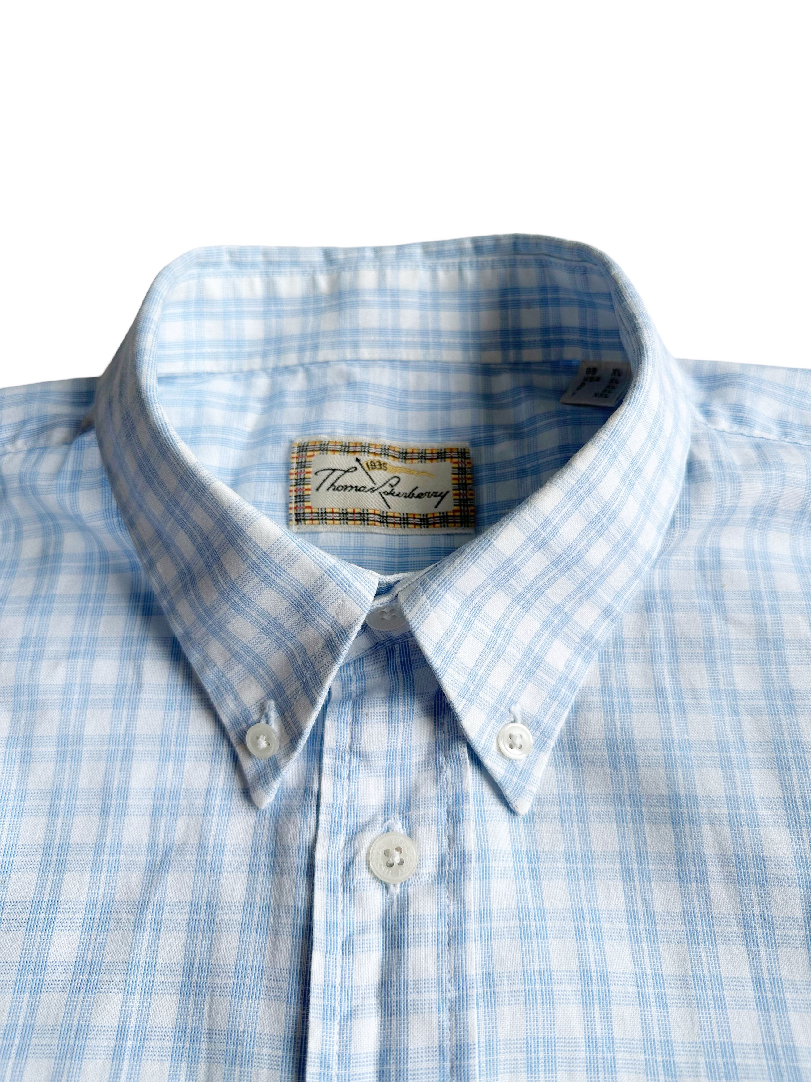 Burberry Vintage Thomas Burberry Check Shirt (XL) Size US XL / EU 56 / 4 - 2 Thumbnail
