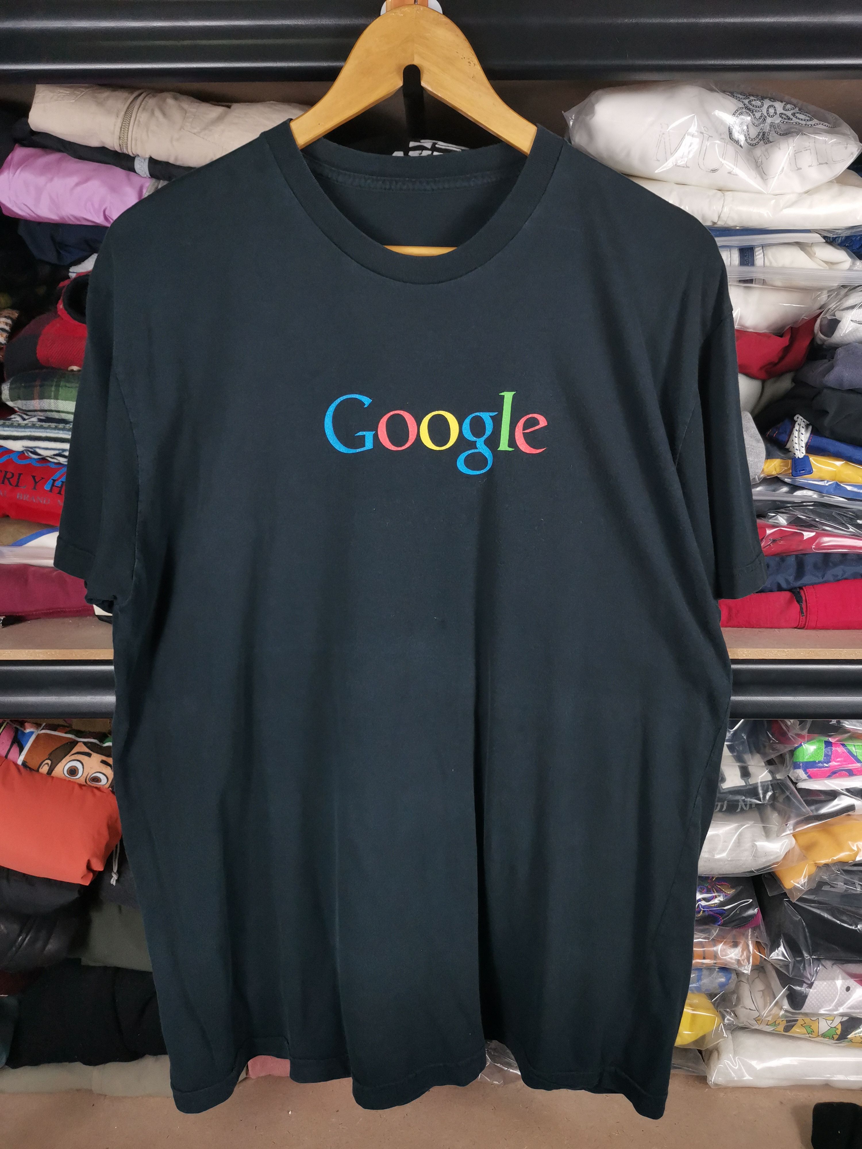 Vintage Vintage Promo Tee Google Tshirt Size US L / EU 52-54 / 3 - 1 Thumbnail
