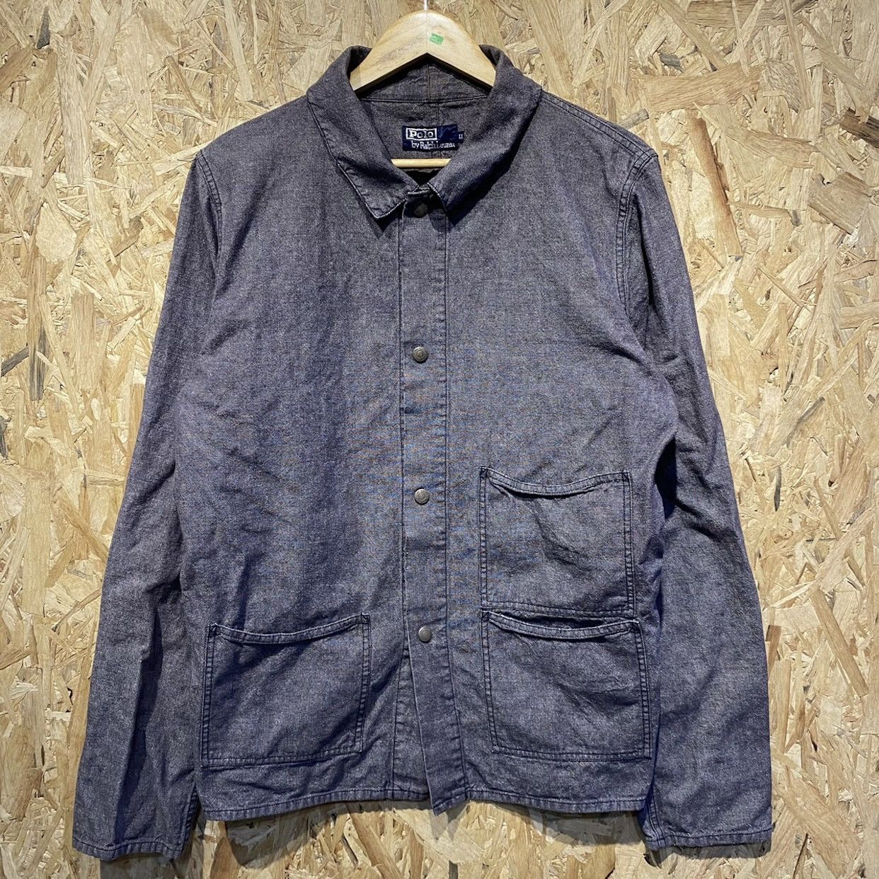 Polo Ralph Lauren × Vintage Vintage POLO Ralph Lauren Workwear Multi Pocket Light Jacket Size US XL / EU 56 / 4 - 1 Thumbnail