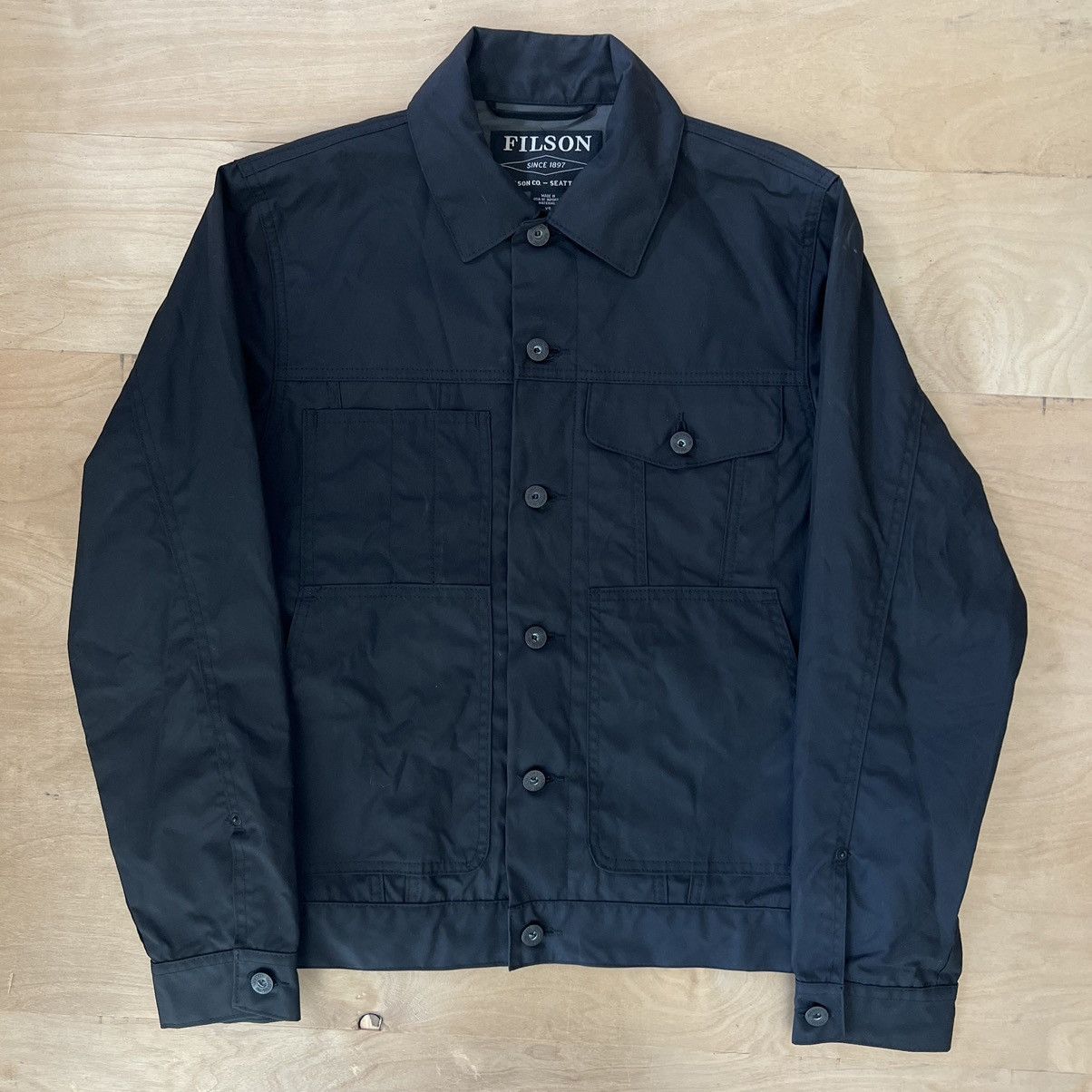 Filson × Sportswear Filson Tin Cloth Short Lined Cruiser Jacket XS ...