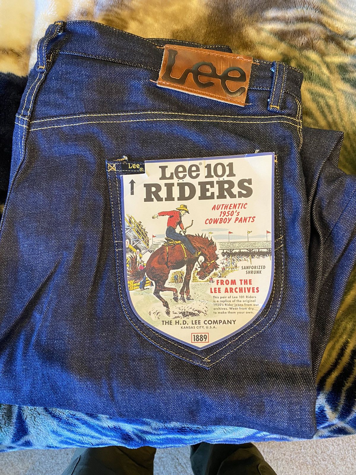 Lee Lee 101 50s Riders Jean | Grailed