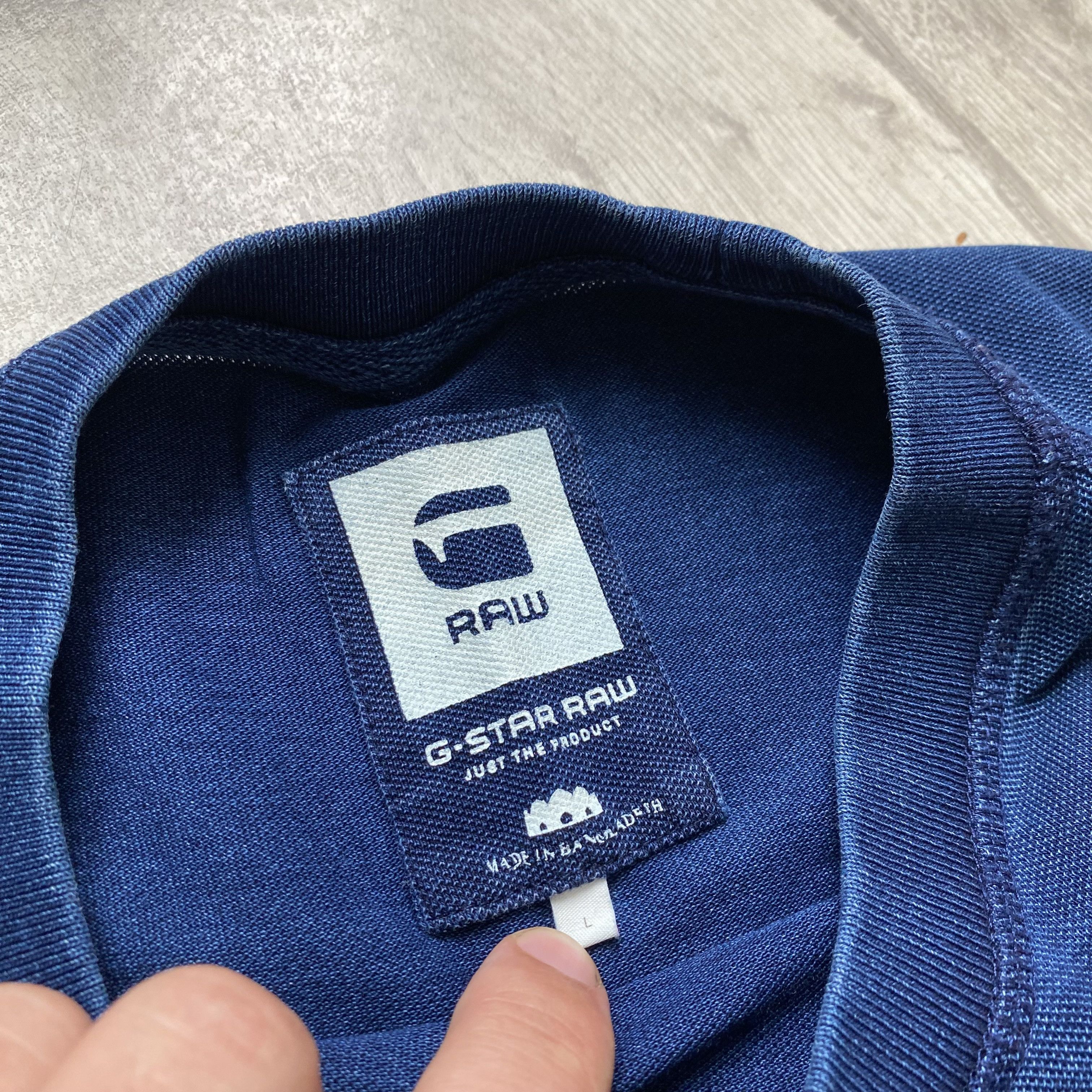G-Star ⚙️G-Star Raw logo Sweatshirt longsleeve pullover Size US L / EU 52-54 / 3 - 6 Thumbnail