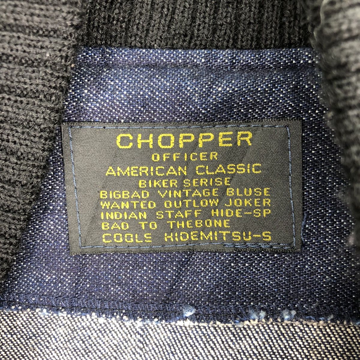 Vintage Denim Blouse by Chopper Officer American Classic