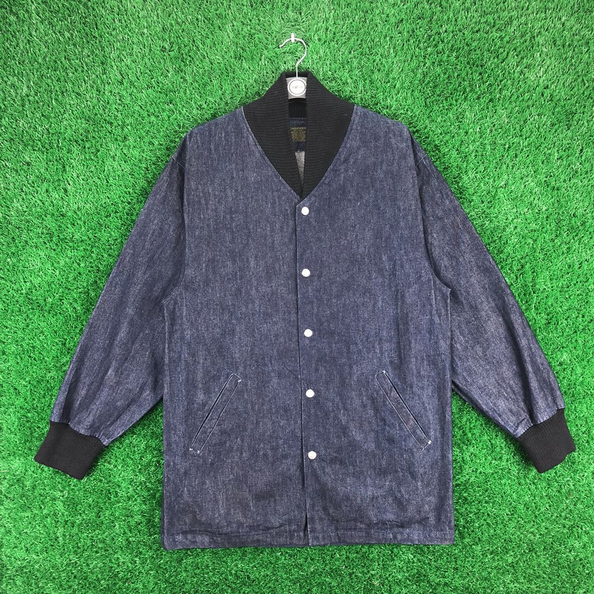 image of American Classics x Archival Clothing Vintage Denim Blouse By Chopper Officer American Classic, Wom