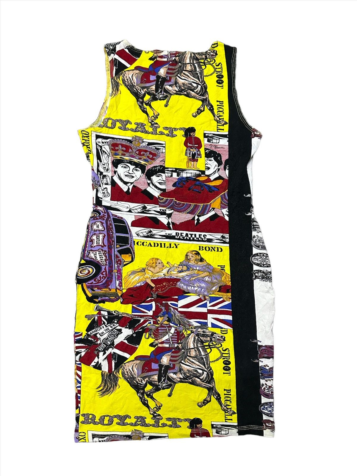 Designer × Versace Versace rock royalty the beatles sex pistols bodycon dress Size M / US 6-8 / IT 42-44 - 5 Thumbnail