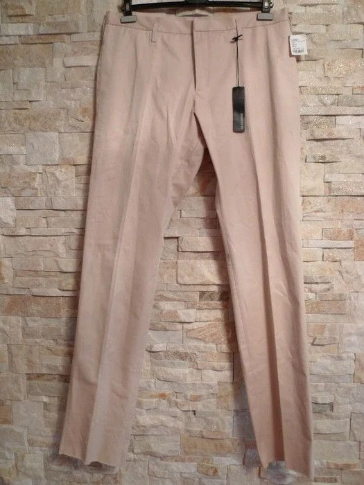 image of Jil Sander Classic Luxury Beige Color Cotton Pants Italy, Men's (Size 40)