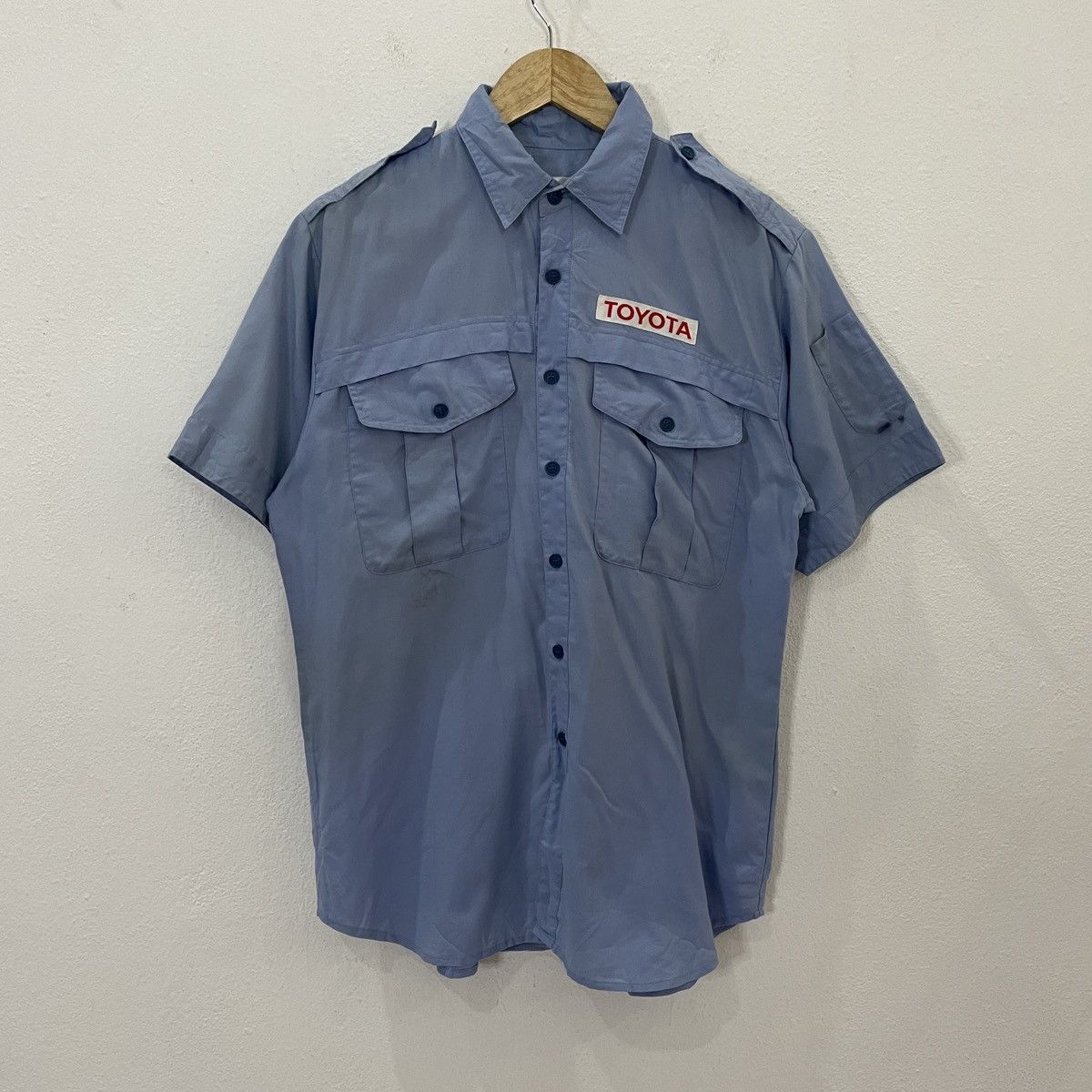 Japanese Brand Vintage Toyota Button Ups Tee Size US M / EU 48-50 / 2 - 1 Thumbnail