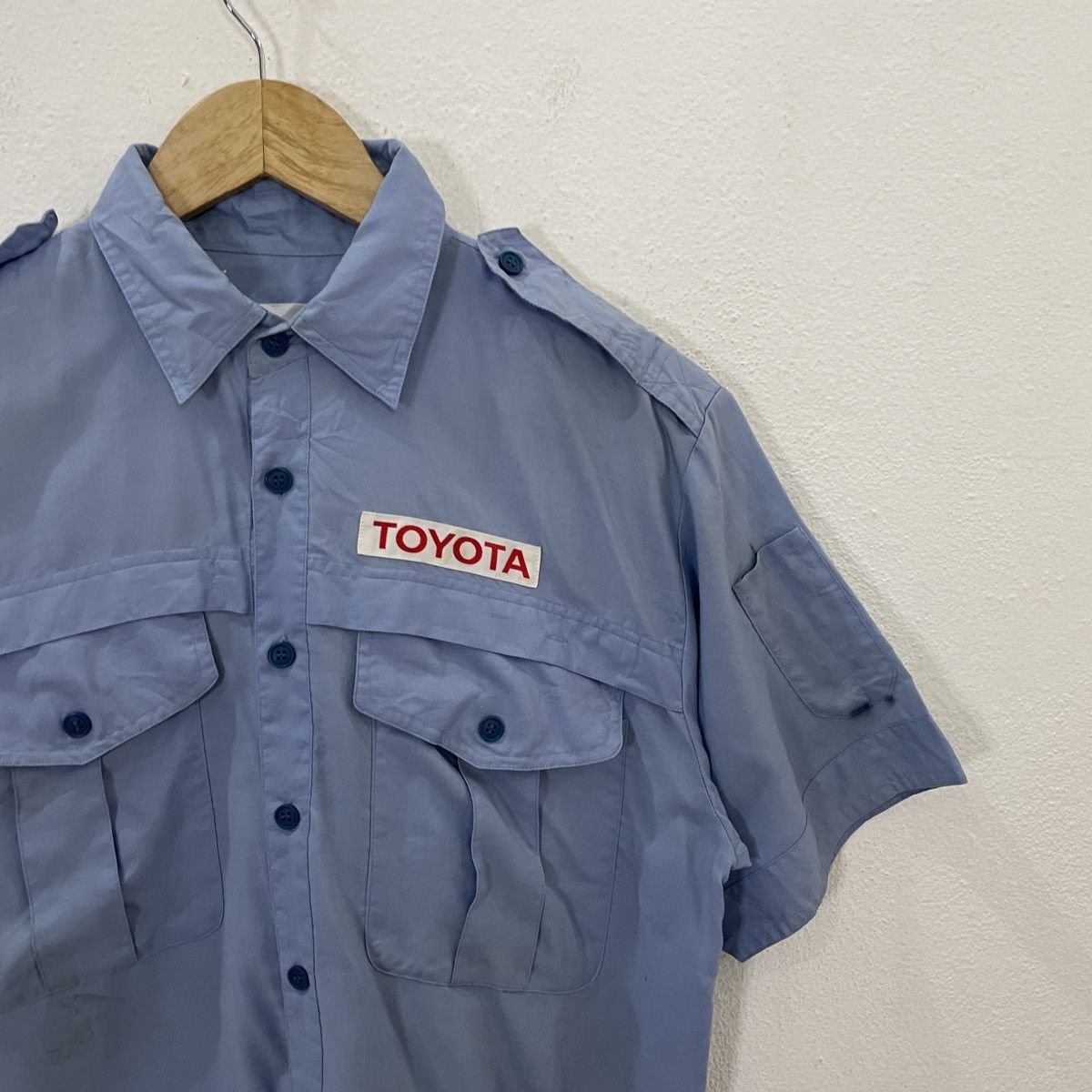 Japanese Brand Vintage Toyota Button Ups Tee Size US M / EU 48-50 / 2 - 2 Thumbnail