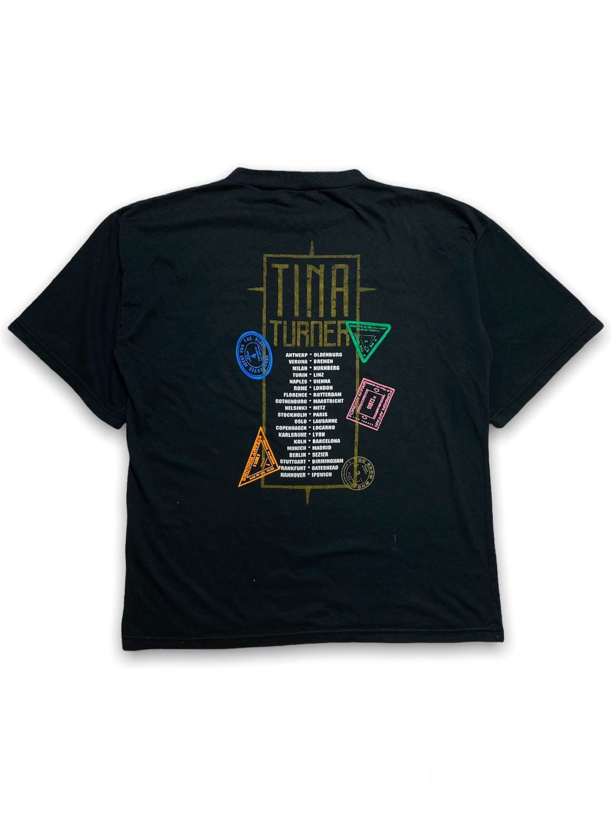 Band Tees Vintage Tina Turner "Foreign Affairs" 1989 licensed tee 80s Size US L / EU 52-54 / 3 - 2 Thumbnail
