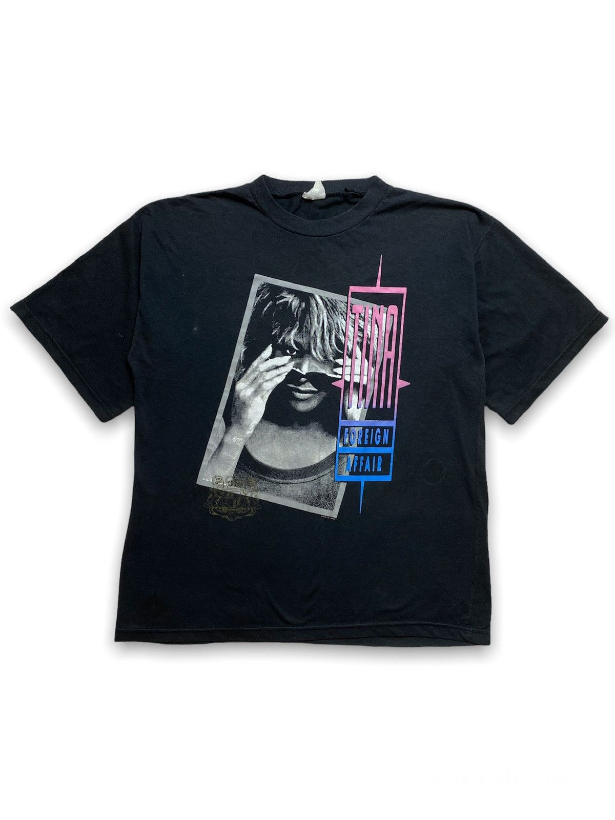 Band Tees Vintage Tina Turner "Foreign Affairs" 1989 licensed tee 80s Size US L / EU 52-54 / 3 - 1 Thumbnail