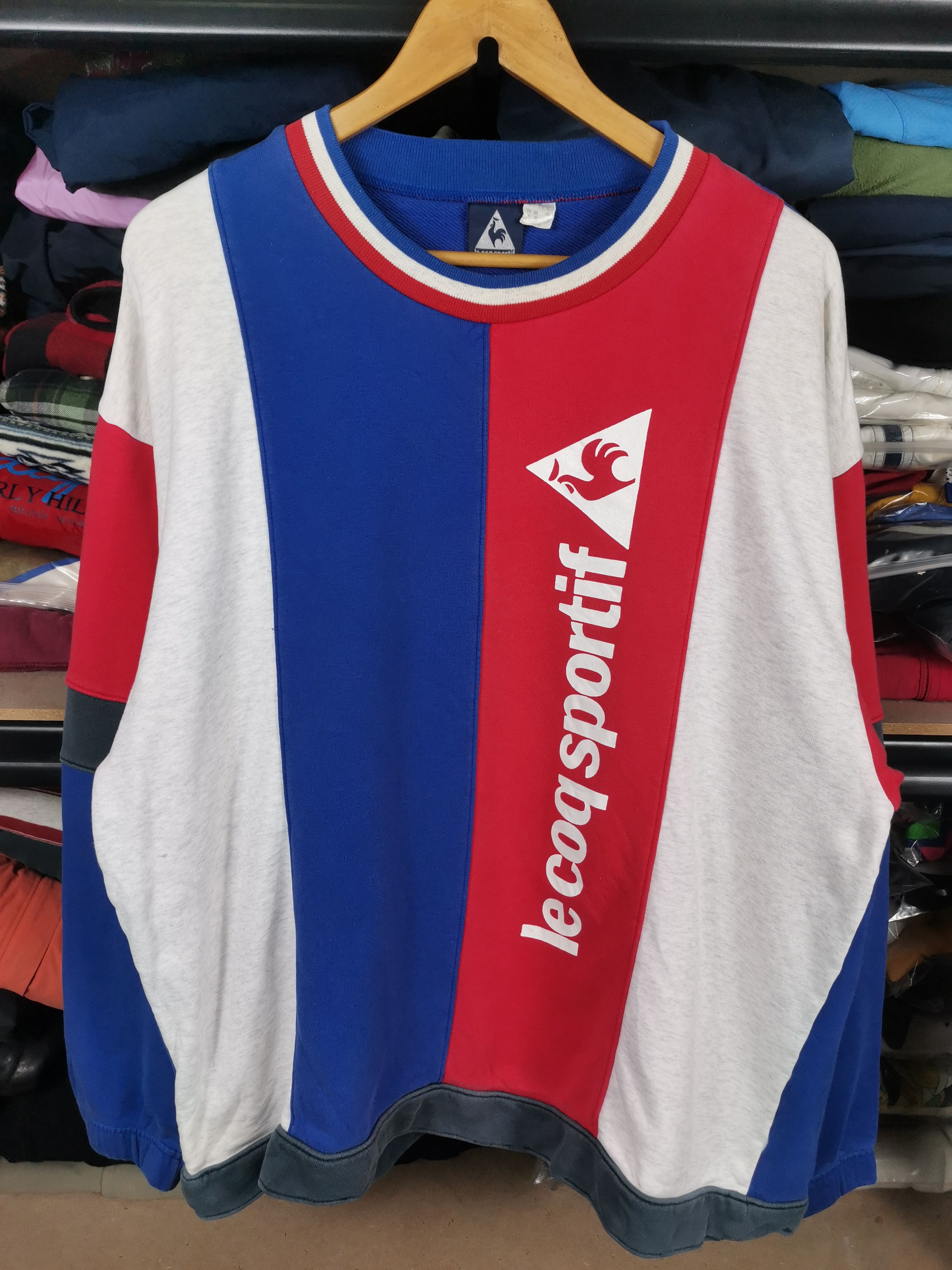 Vintage Le coq Sportif Sweatshirt Colorblock