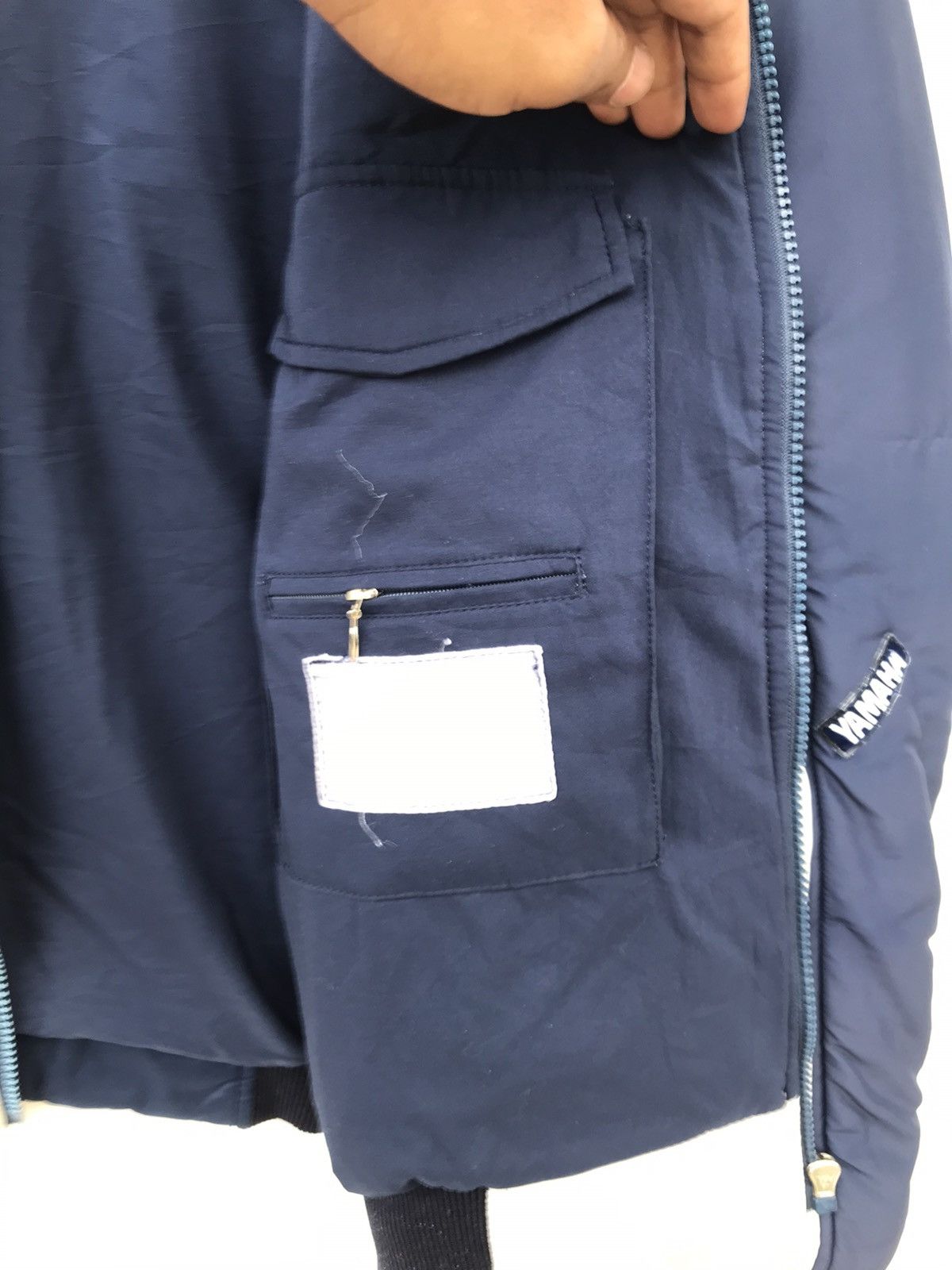 Vintage × Yamaha Vintage 90s Yamaha Puffer Zipper Jacket Size US M / EU 48-50 / 2 - 12 Thumbnail