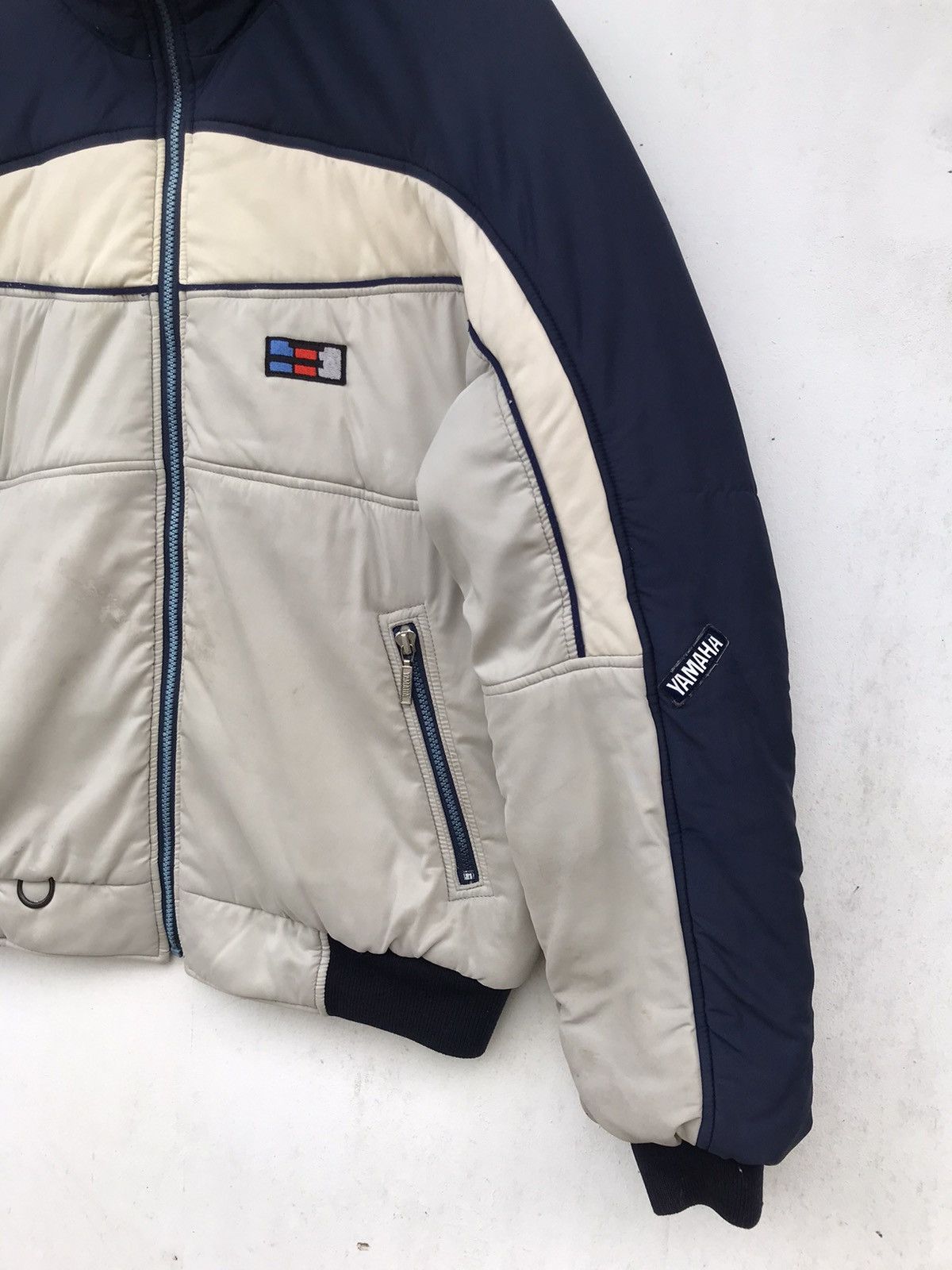 Vintage × Yamaha Vintage 90s Yamaha Puffer Zipper Jacket Size US M / EU 48-50 / 2 - 6 Thumbnail