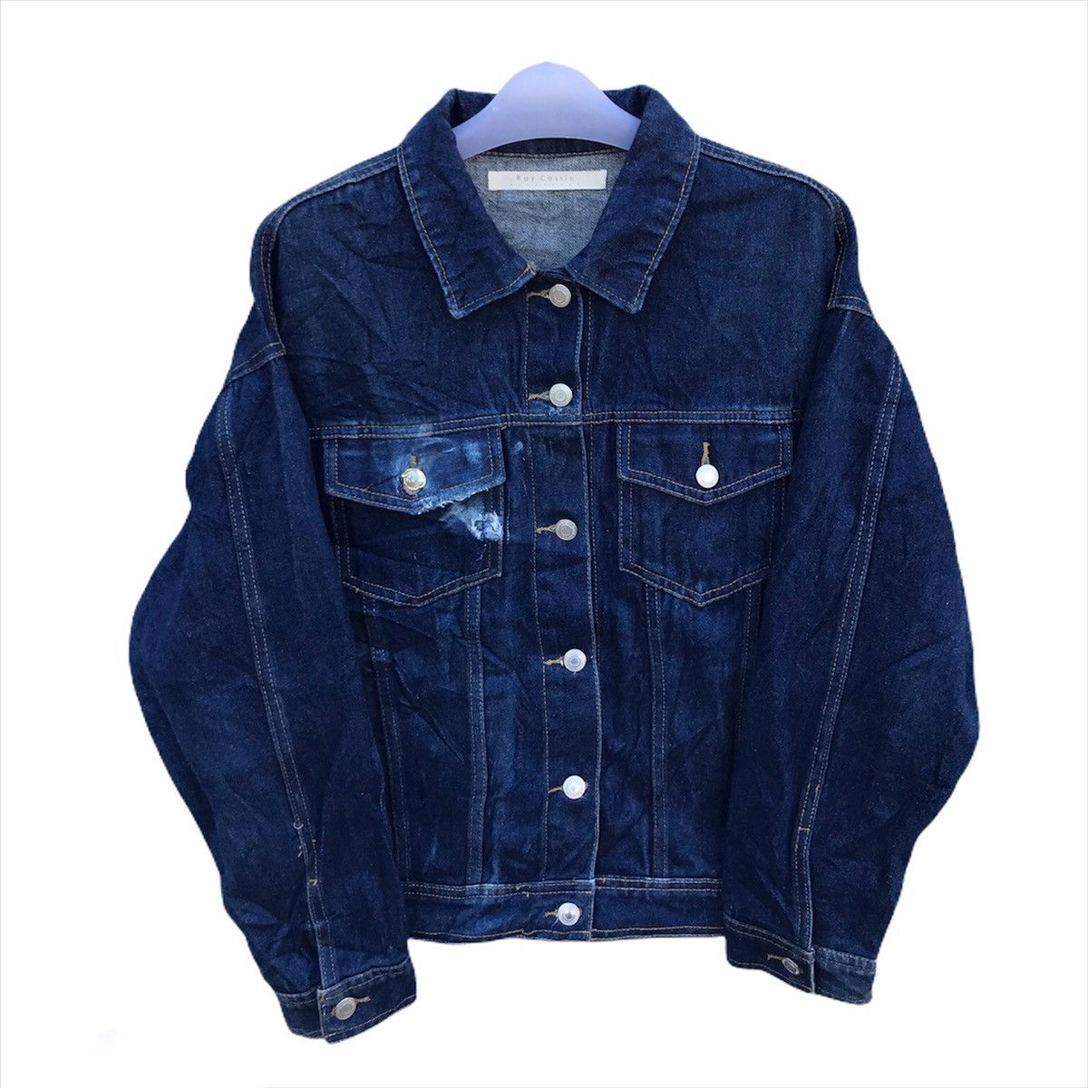Japanese Brand Ray cassin denim trucker jacket Size US M / EU 48-50 / 2 - 1 Thumbnail