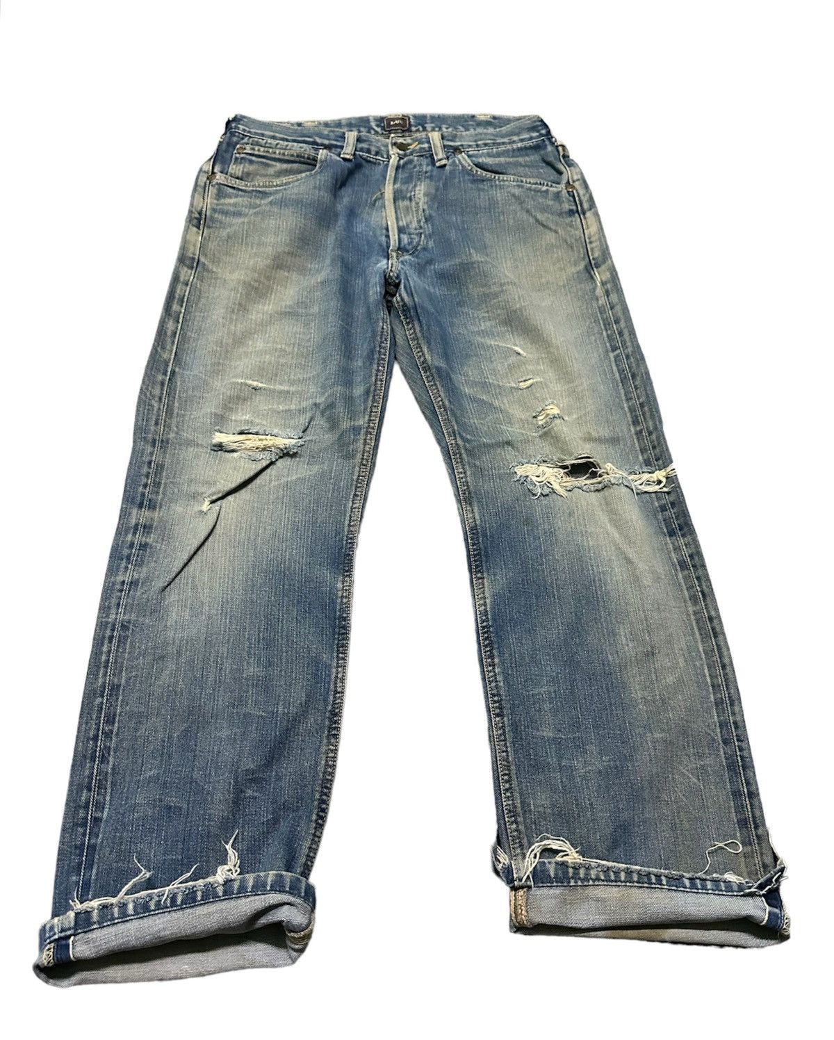Lee 30x28 Vintage Lee riders selvedge jeans Size US 30 / EU 46 - 2 Thumbnail