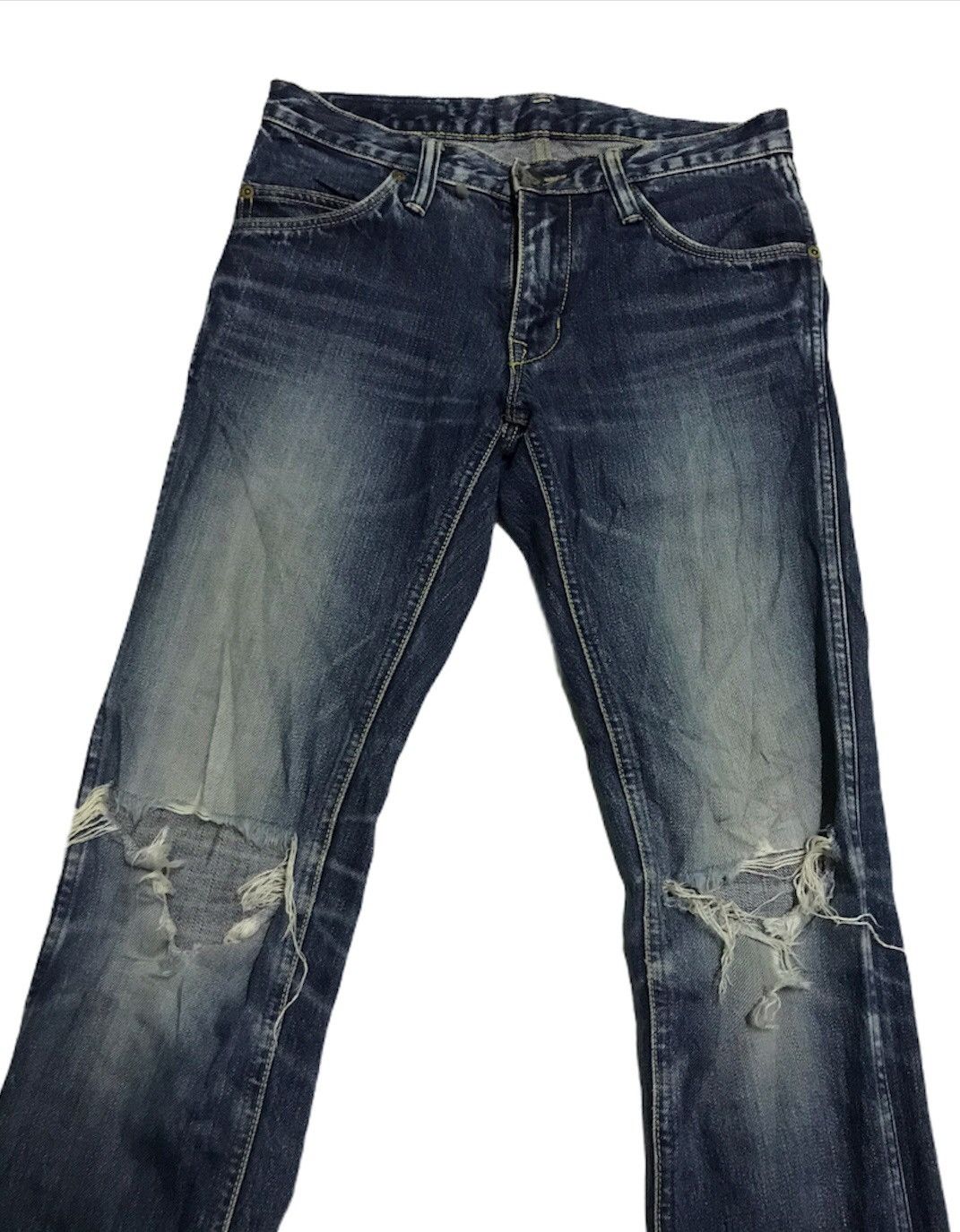 Blue Blue Japan 29x31 Blue blue indigo denim jeans Size US 28 / EU 44 - 2 Thumbnail