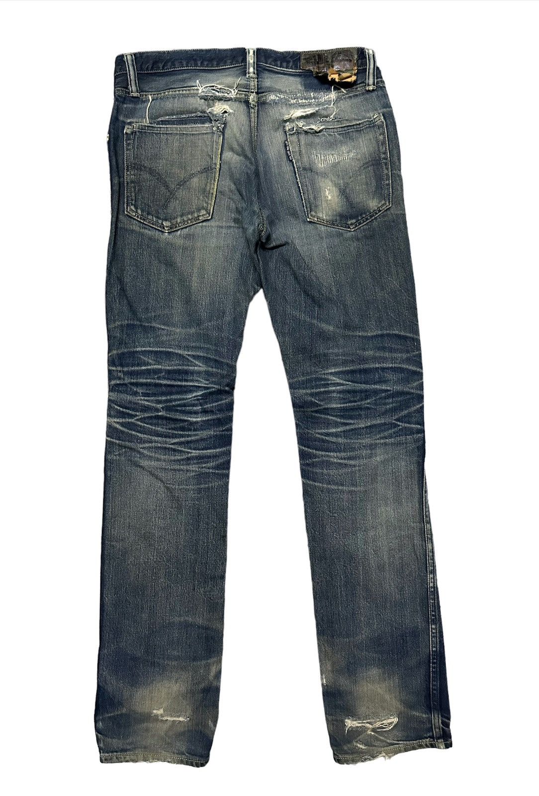 30x31 Vintage Blue blue rusty wash denim jeans