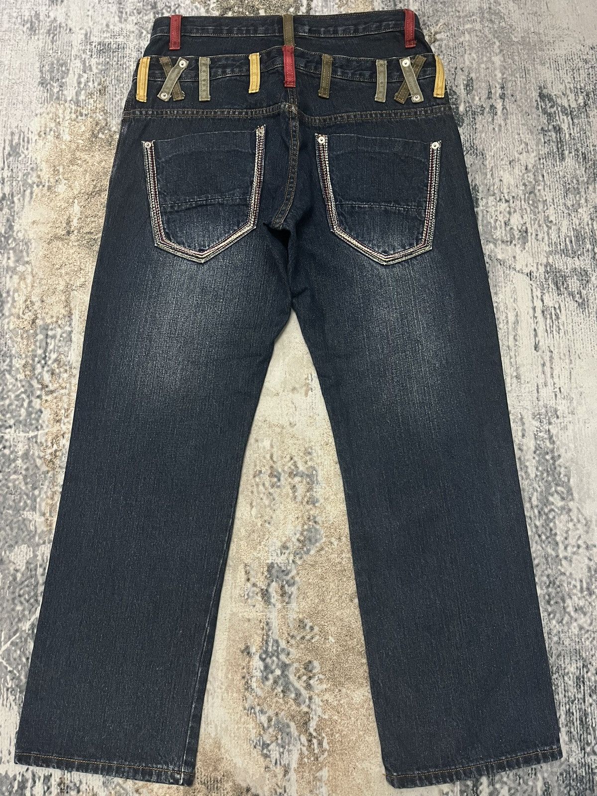 Japanese Brand × Vintage Amore Puro Double Waist Japanase Denim Size US 32 / EU 48 - 6 Thumbnail