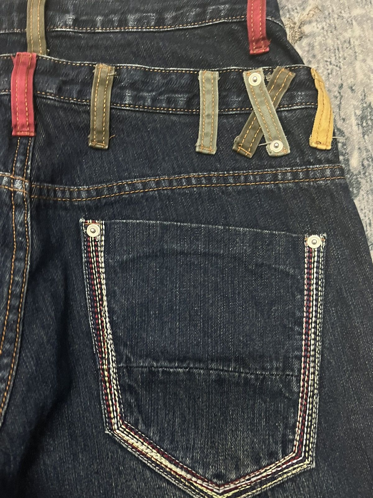 Japanese Brand × Vintage Amore Puro Double Waist Japanase Denim Size US 32 / EU 48 - 8 Thumbnail