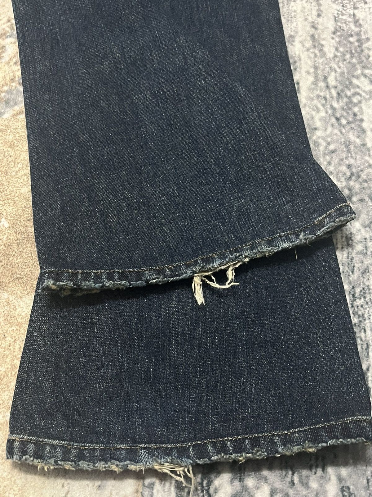Japanese Brand × Vintage Blue Way boot Cut Jeans Distressed Denim Japanase Brand Size US 31 - 8 Thumbnail