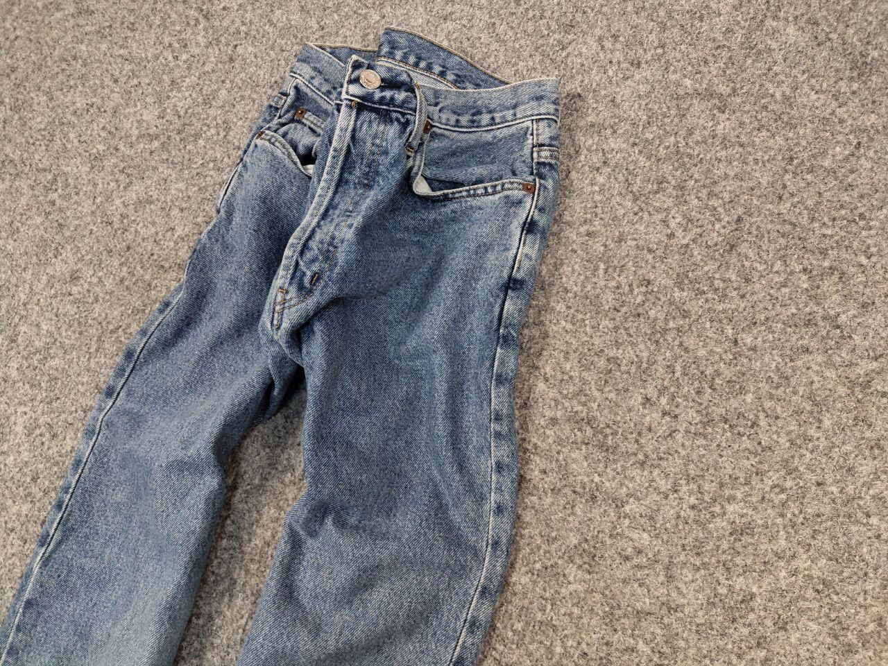 Levi's Vintage 90's Levis 501 Classic Faded Denim Jeans Made in USA Size US 31 - 4 Thumbnail