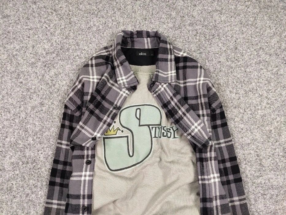 Flannel Vintage Flannel Shirt Travis Scott Style Size US XL / EU 56 / 4 - 4 Thumbnail