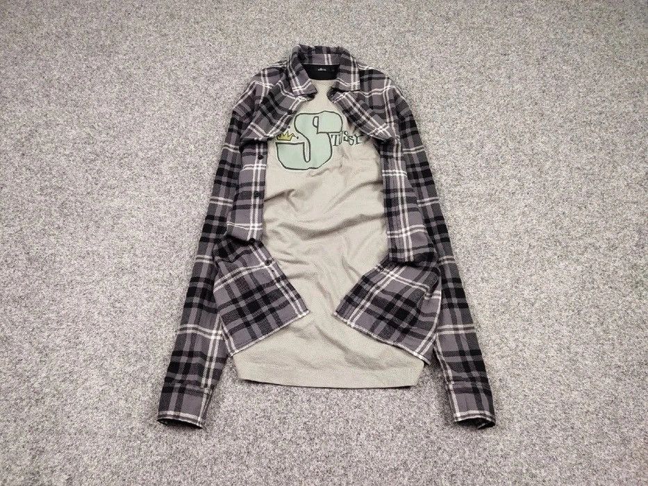 Flannel Vintage Flannel Shirt Travis Scott Style Size US XL / EU 56 / 4 - 2 Thumbnail