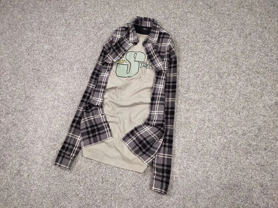 Flannel Vintage Flannel Shirt Travis Scott Style Size US XL / EU 56 / 4 - 3 Thumbnail