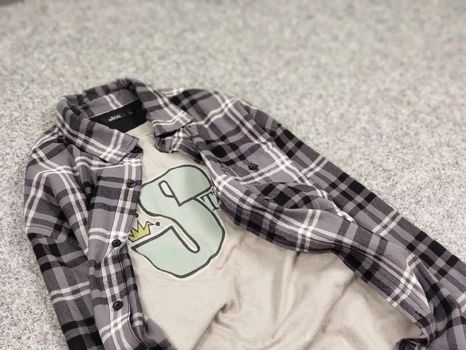 Flannel Vintage Flannel Shirt Travis Scott Style Size US XL / EU 56 / 4 - 11 Thumbnail