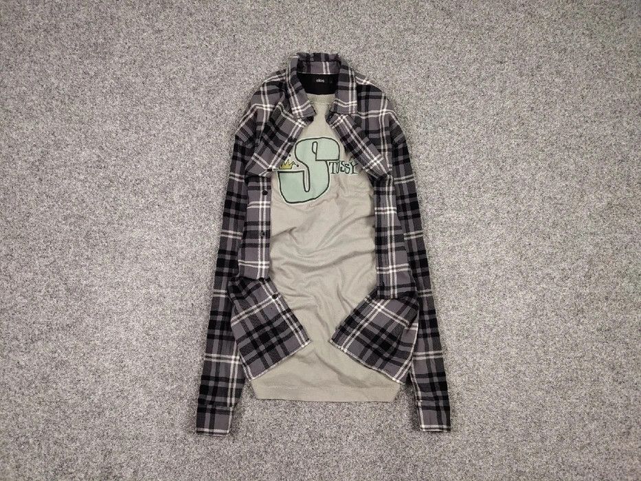 Flannel Vintage Flannel Shirt Travis Scott Style Size US XL / EU 56 / 4 - 1 Thumbnail