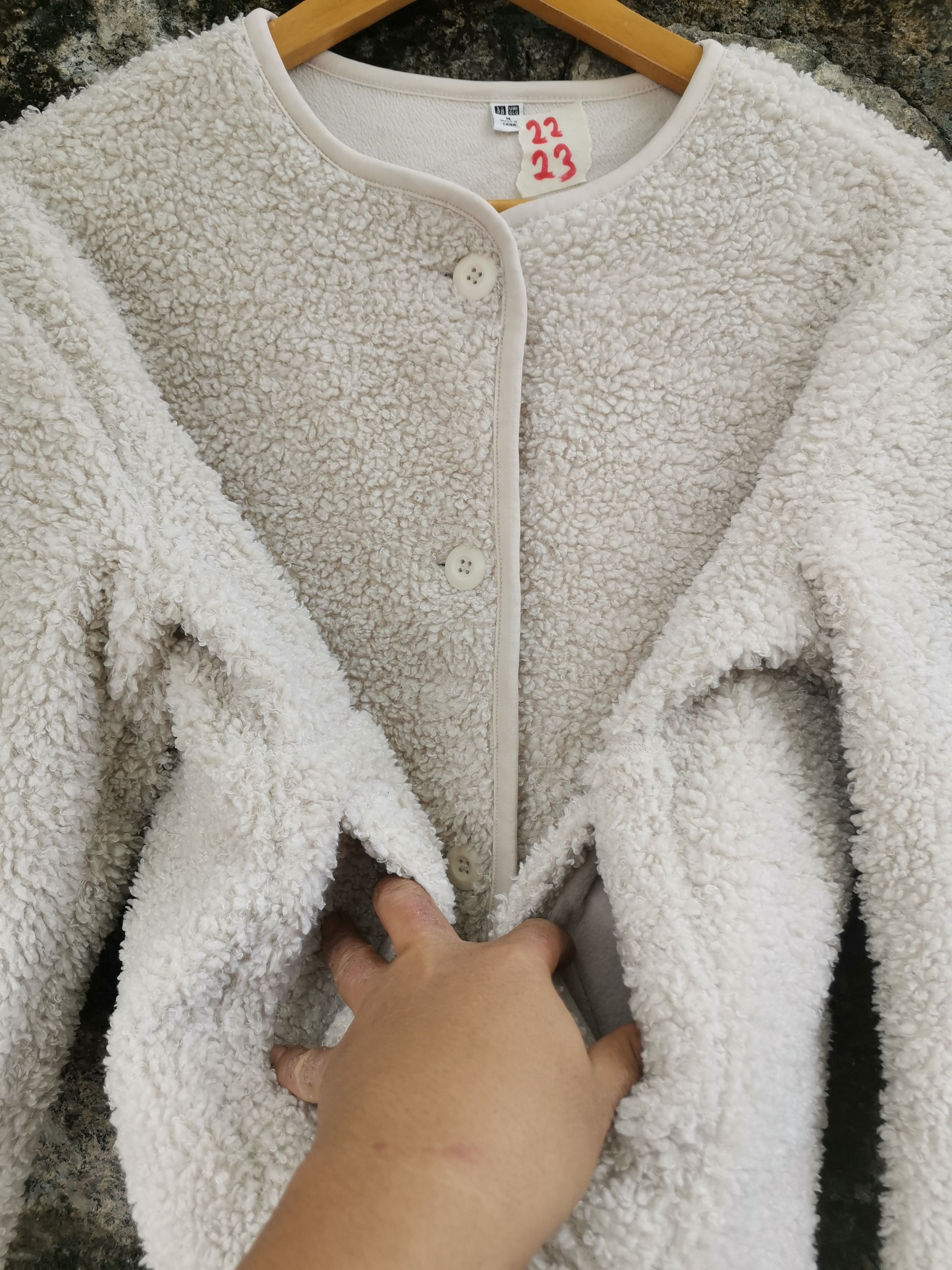Japanese Brand Uniqlo Deep Pile Sherpa Cardigan Jacket Size US M / EU 48-50 / 2 - 3 Thumbnail