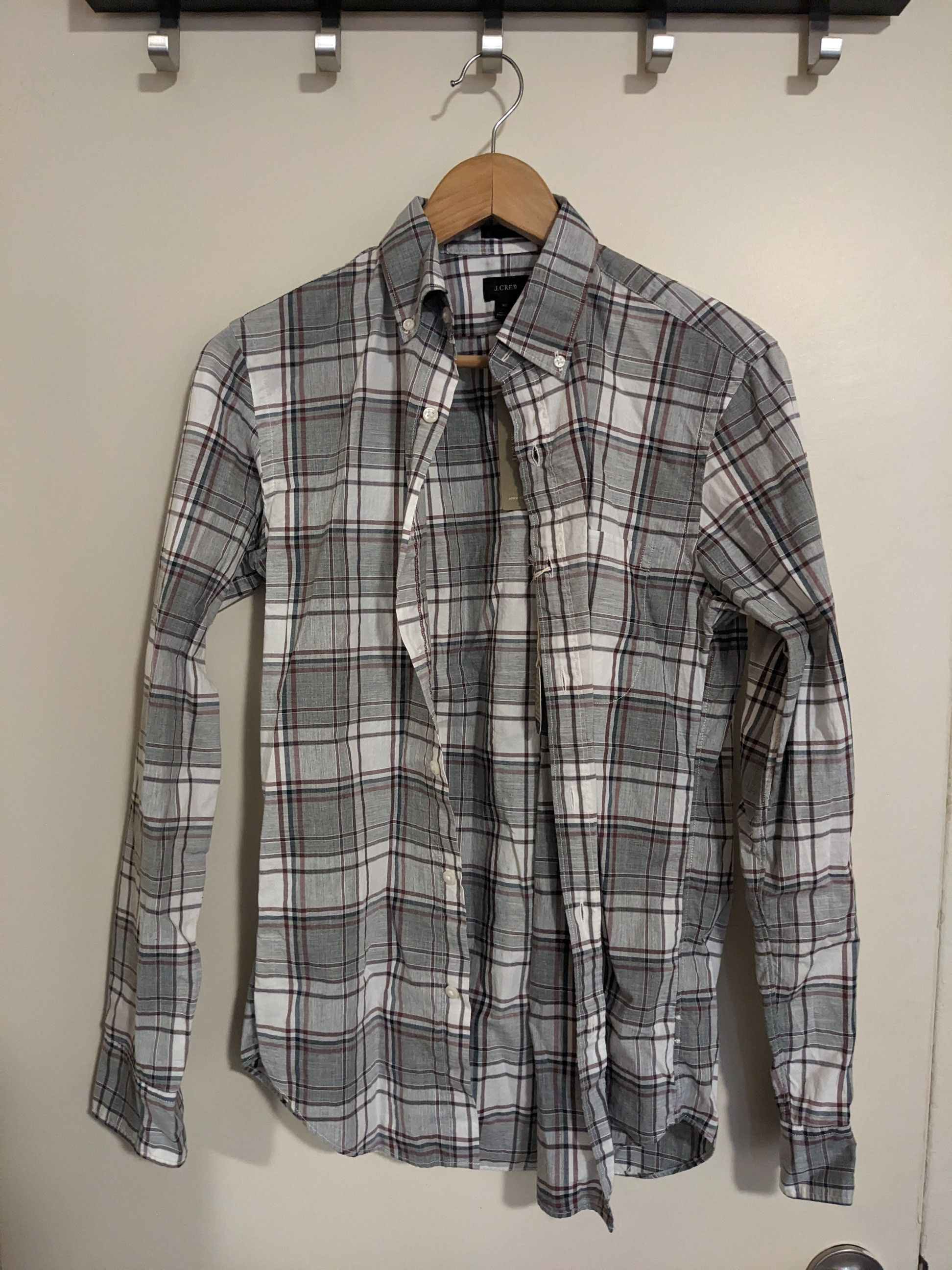 J.Crew J Crew Slim Heathered Cotton Shirt Size US XS / EU 42 / 0 - 1 Thumbnail