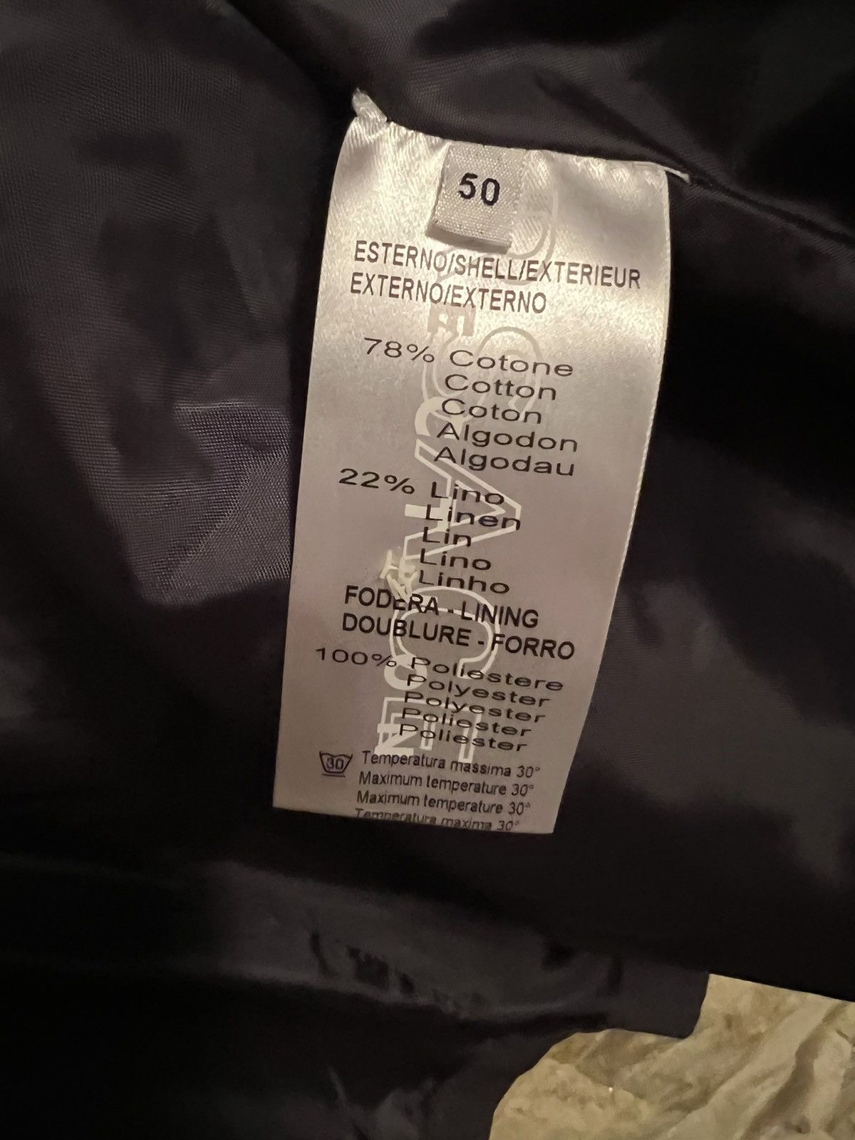 Versace VERSACE GREY COTTON JACKET EU SIZE 50 US 40 Size US M / EU 48-50 / 2 - 8 Thumbnail