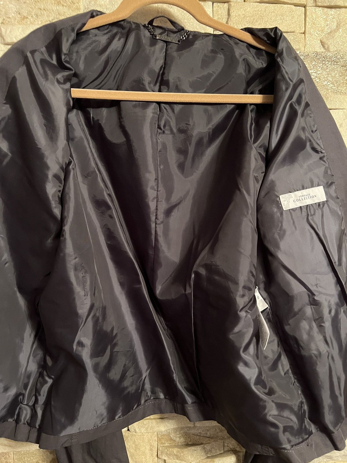 Versace VERSACE GREY COTTON JACKET EU SIZE 50 US 40 Size US M / EU 48-50 / 2 - 4 Thumbnail