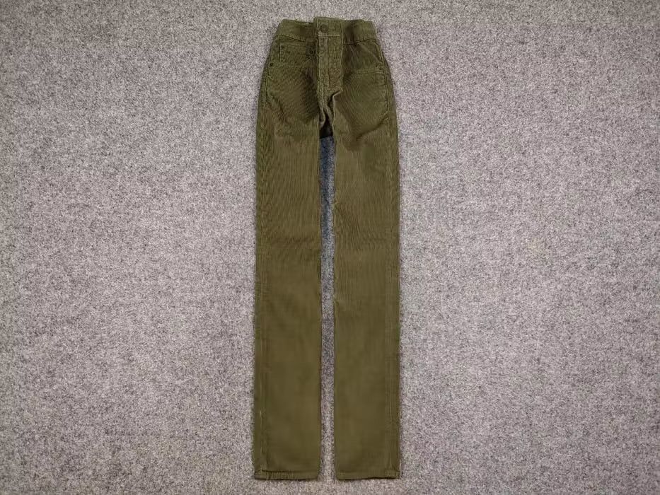 Levi's Vintage Levi’s 511 Green Corduroy Pants Olive Velvet Jeans Size US 28 / EU 44 - 1 Thumbnail