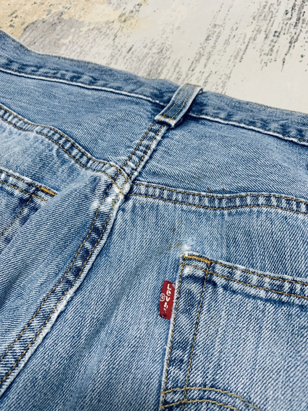 Levi's Vintage Levis 501 Distressed Denim Jeans 32x34.5 Size US 32 / EU 48 - 11 Thumbnail