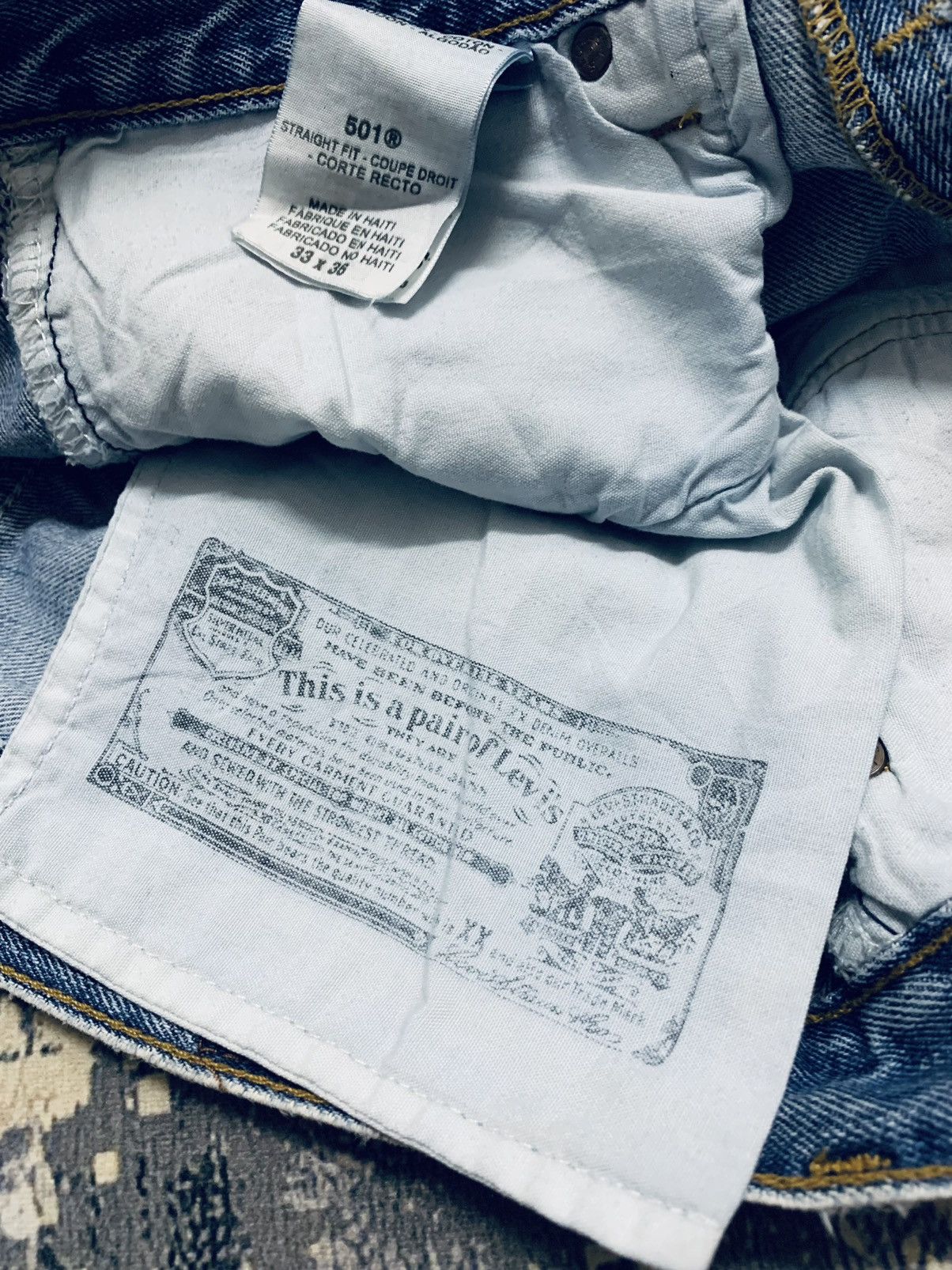 Levi's Vintage Levis 501 Distressed Denim Jeans 32x34.5 Size US 32 / EU 48 - 12 Thumbnail