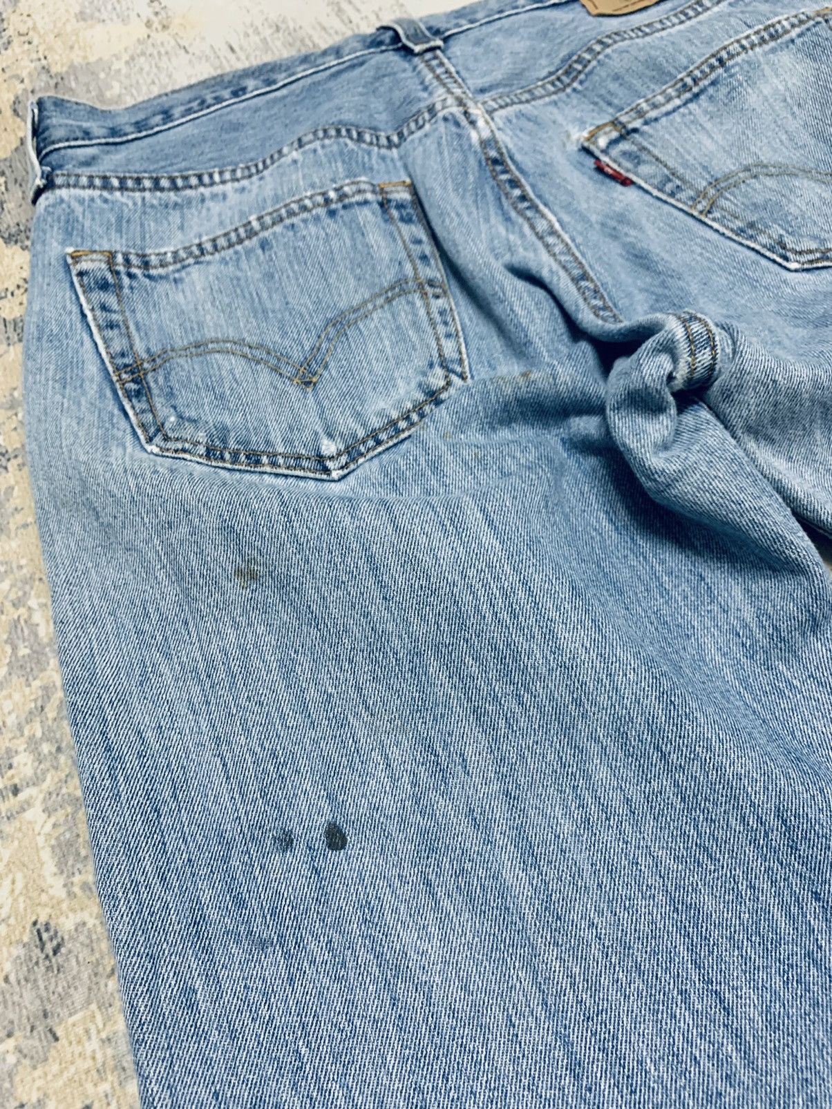 Levi's Vintage Levis 501 Distressed Denim Jeans 32x34.5 Size US 32 / EU 48 - 9 Thumbnail
