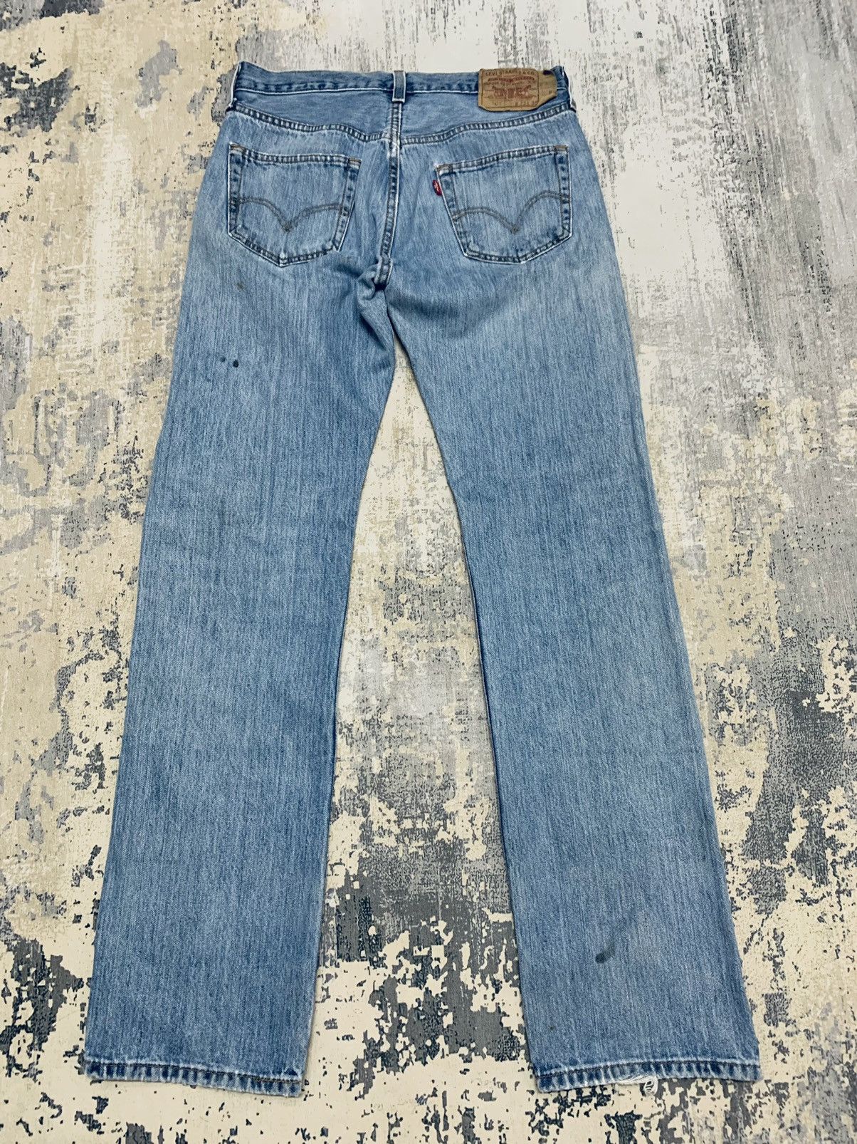 Levi's Vintage Levis 501 Distressed Denim Jeans 32x34.5 Size US 32 / EU 48 - 2 Thumbnail