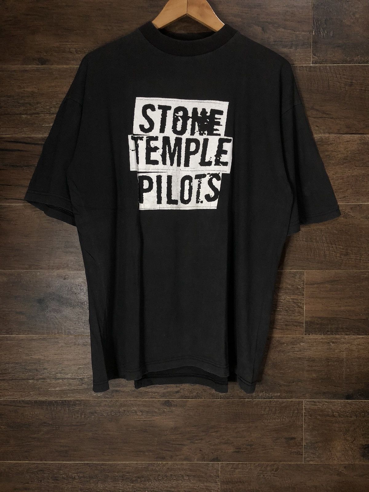 Band Tees × Vintage Vintage 93 Stone Temple Pilots Tater Hole Tour Europe Shirt Size US XL / EU 56 / 4 - 2 Thumbnail
