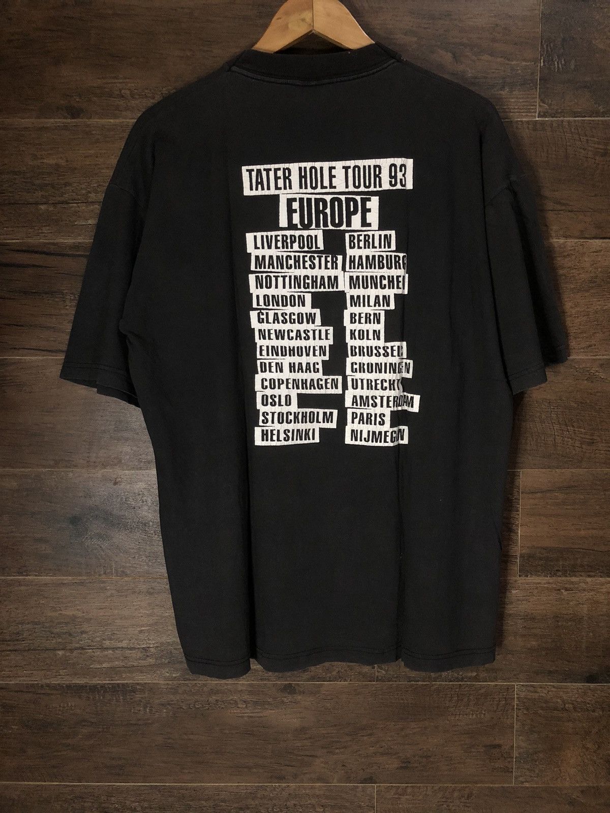 Band Tees × Vintage Vintage 93 Stone Temple Pilots Tater Hole Tour Europe Shirt Size US XL / EU 56 / 4 - 3 Thumbnail
