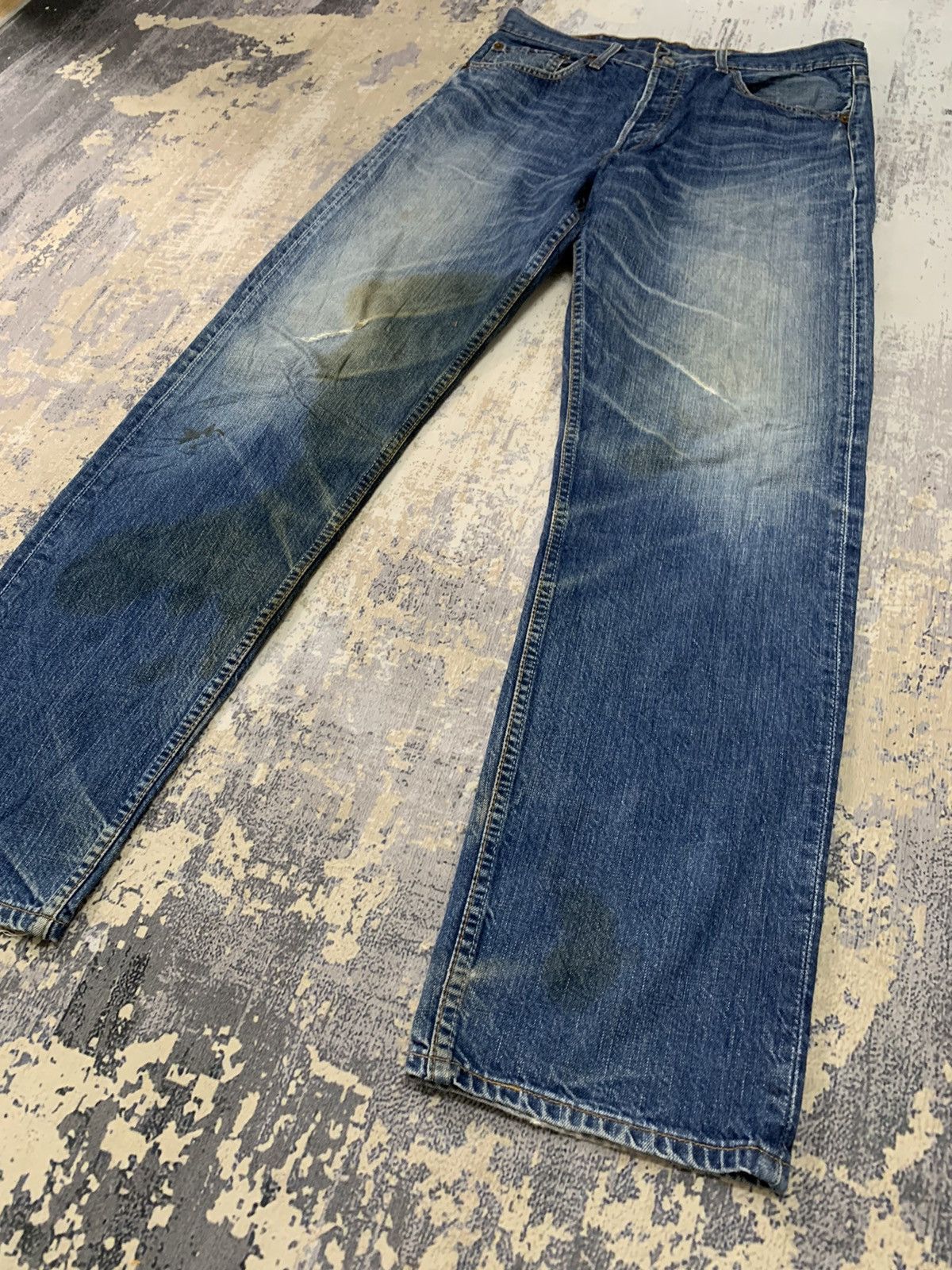 Levi's Vintage 90s Levi’s 501 Rusty Denim Jeans W32x31.5 Size US 32 / EU 48 - 5 Thumbnail