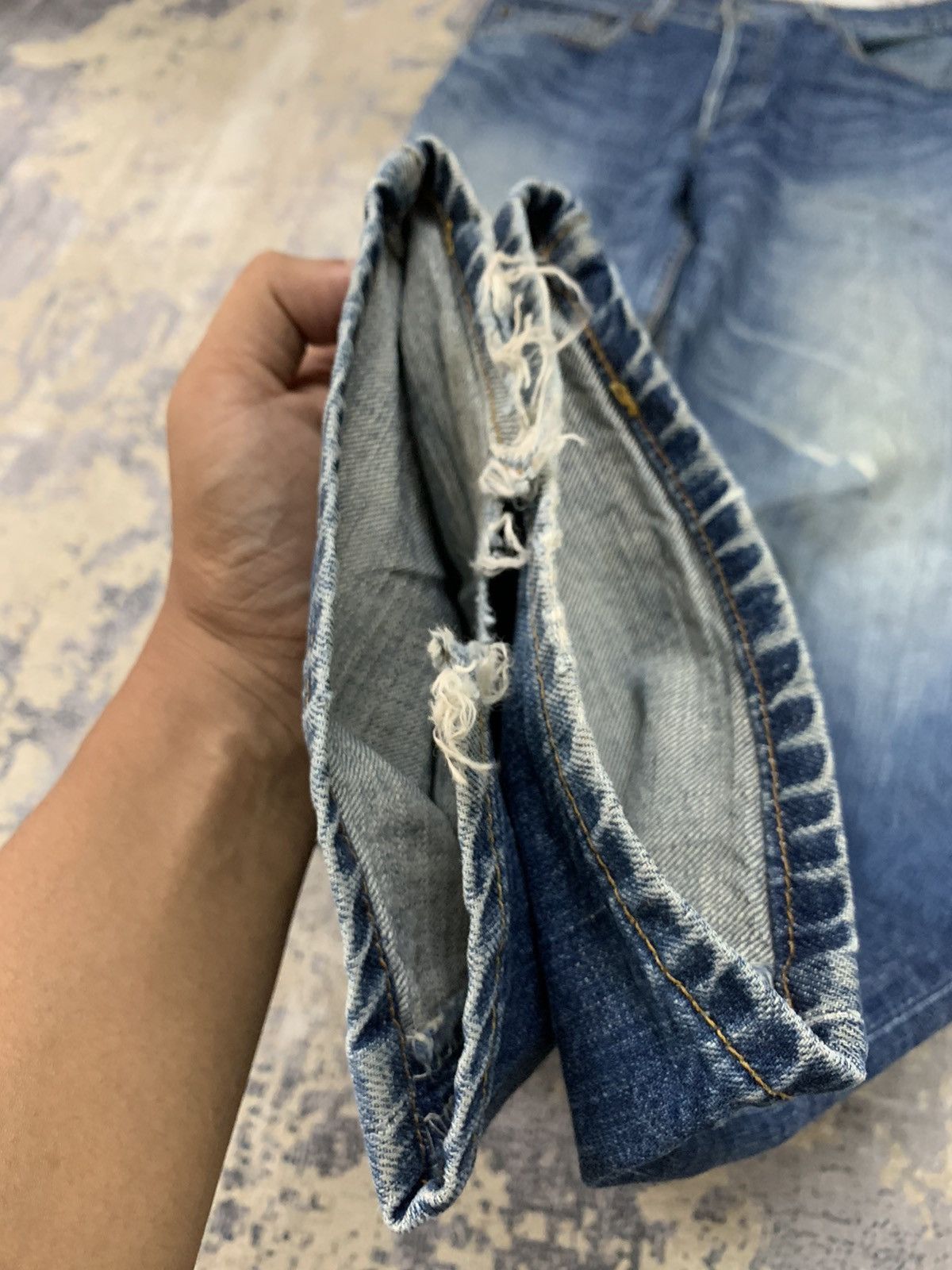 Levi's Vintage 90s Levi’s 501 Rusty Denim Jeans W32x31.5 Size US 32 / EU 48 - 9 Thumbnail