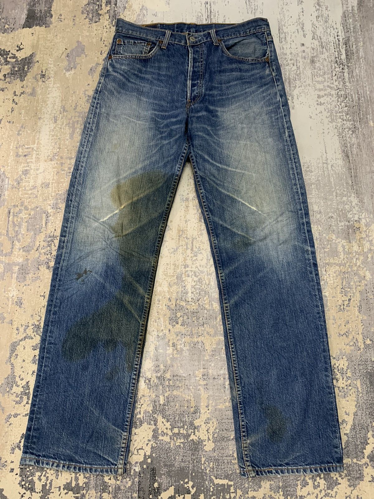 Levi's Vintage 90s Levi’s 501 Rusty Denim Jeans W32x31.5 Size US 32 / EU 48 - 1 Thumbnail