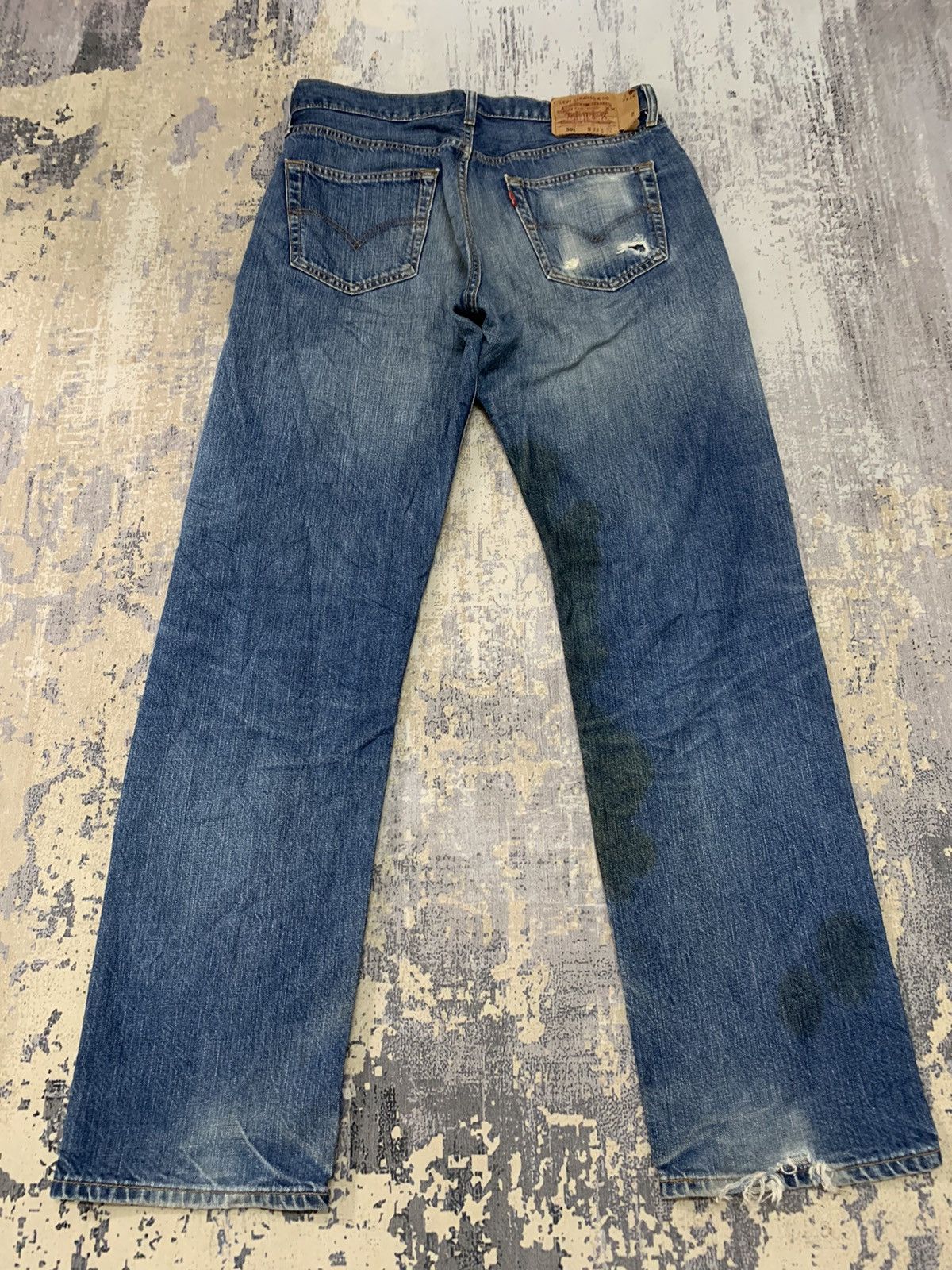Levi's Vintage 90s Levi’s 501 Rusty Denim Jeans W32x31.5 Size US 32 / EU 48 - 2 Thumbnail