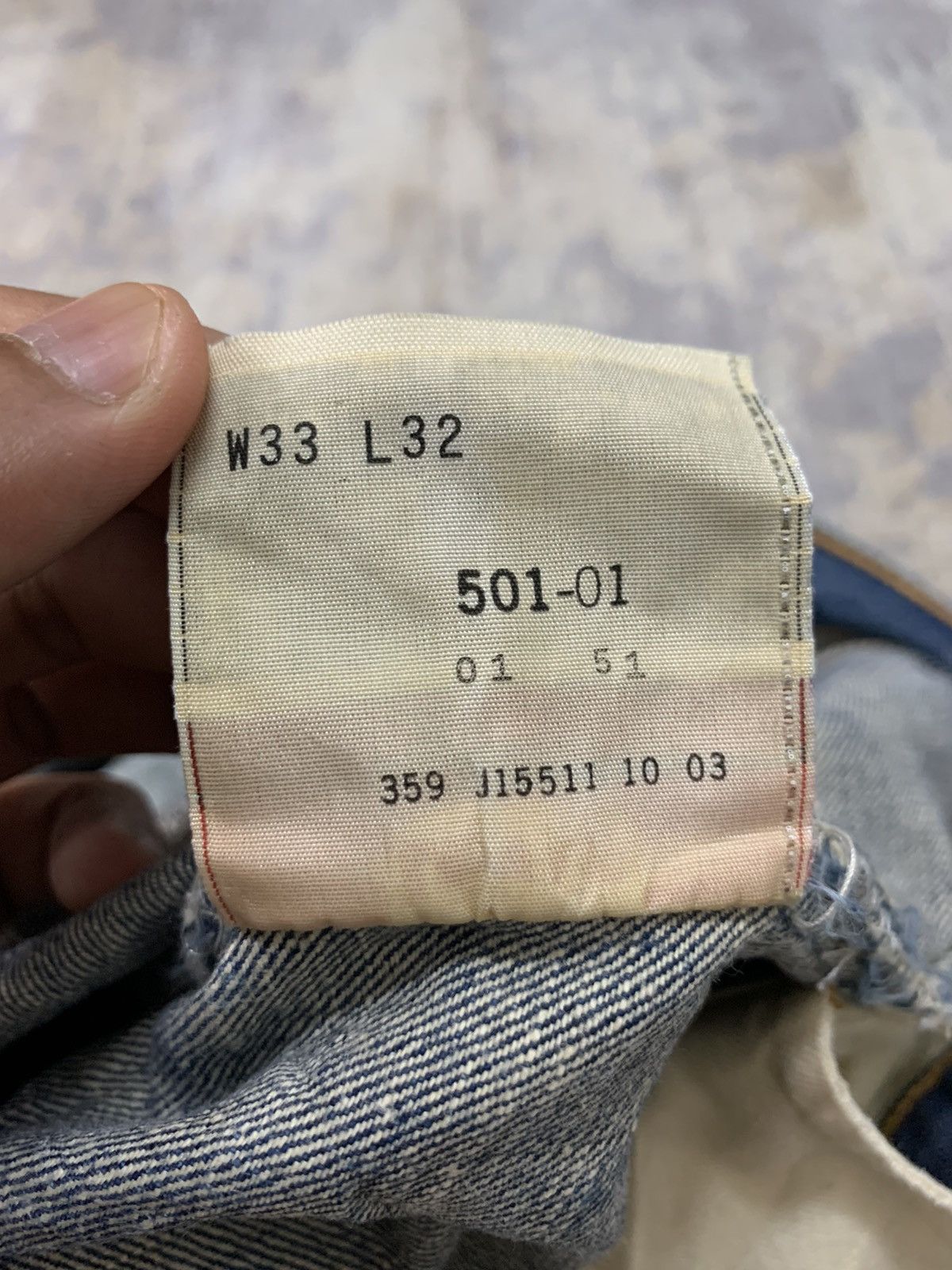 Levi's Vintage 90s Levi’s 501 Rusty Denim Jeans W32x31.5 Size US 32 / EU 48 - 16 Thumbnail