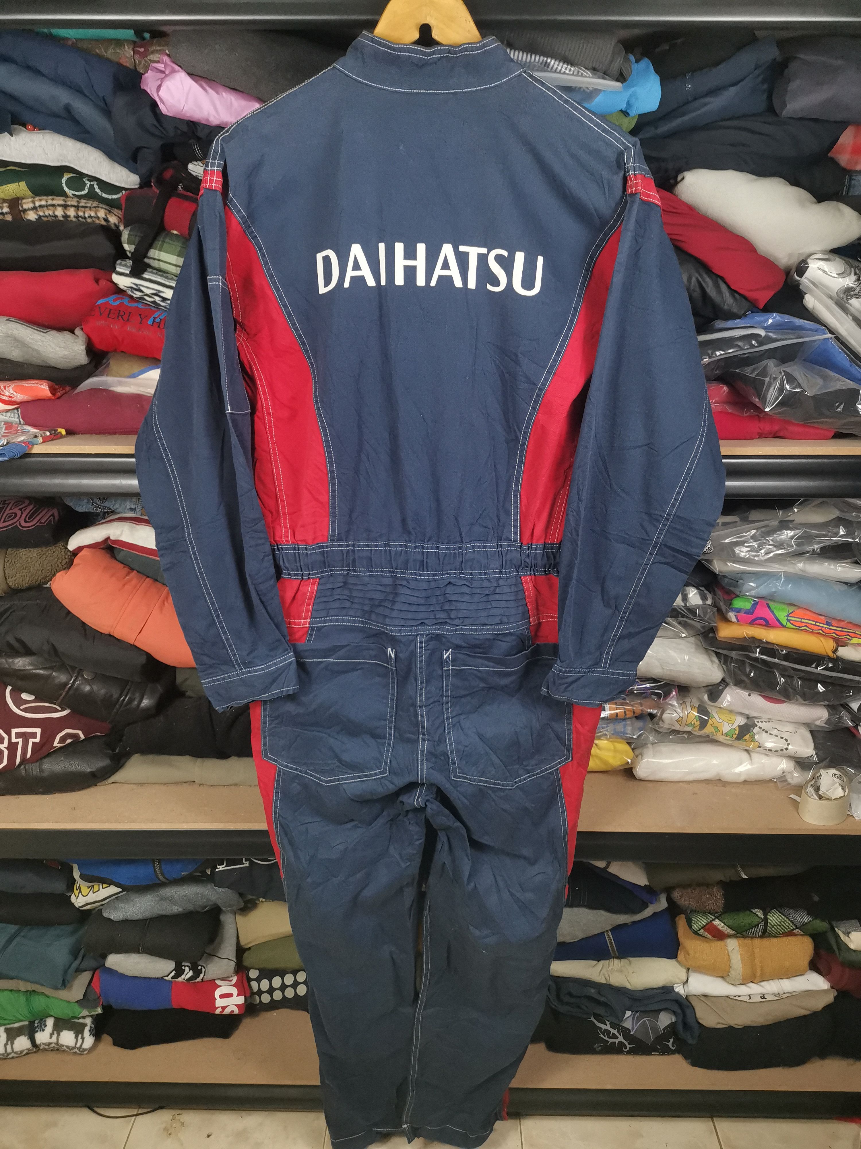 Japanese Brand Vintage Japanese Brand Daihatsu Racing Overalls Size US 33 - 2 Thumbnail