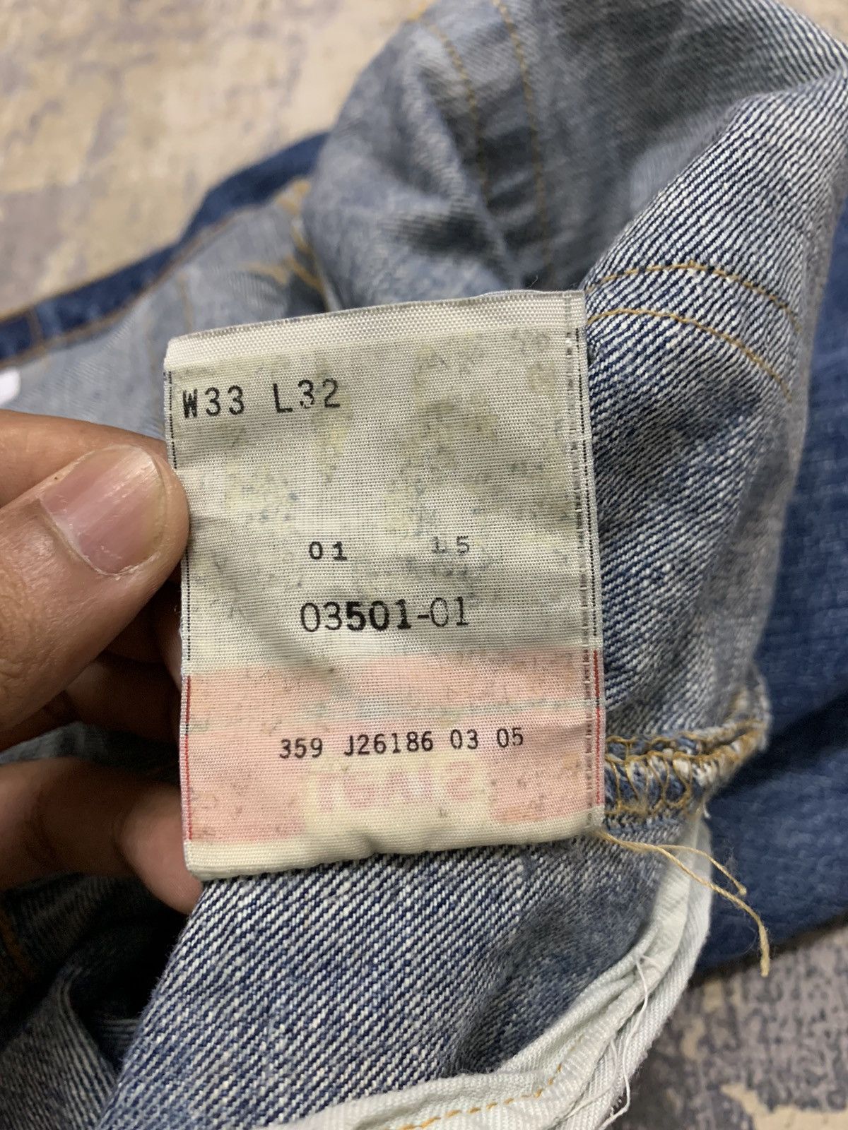 Levi's Vintage Levis 501 Jeans Distressed Denim 33x32 Size US 33 - 12 Thumbnail