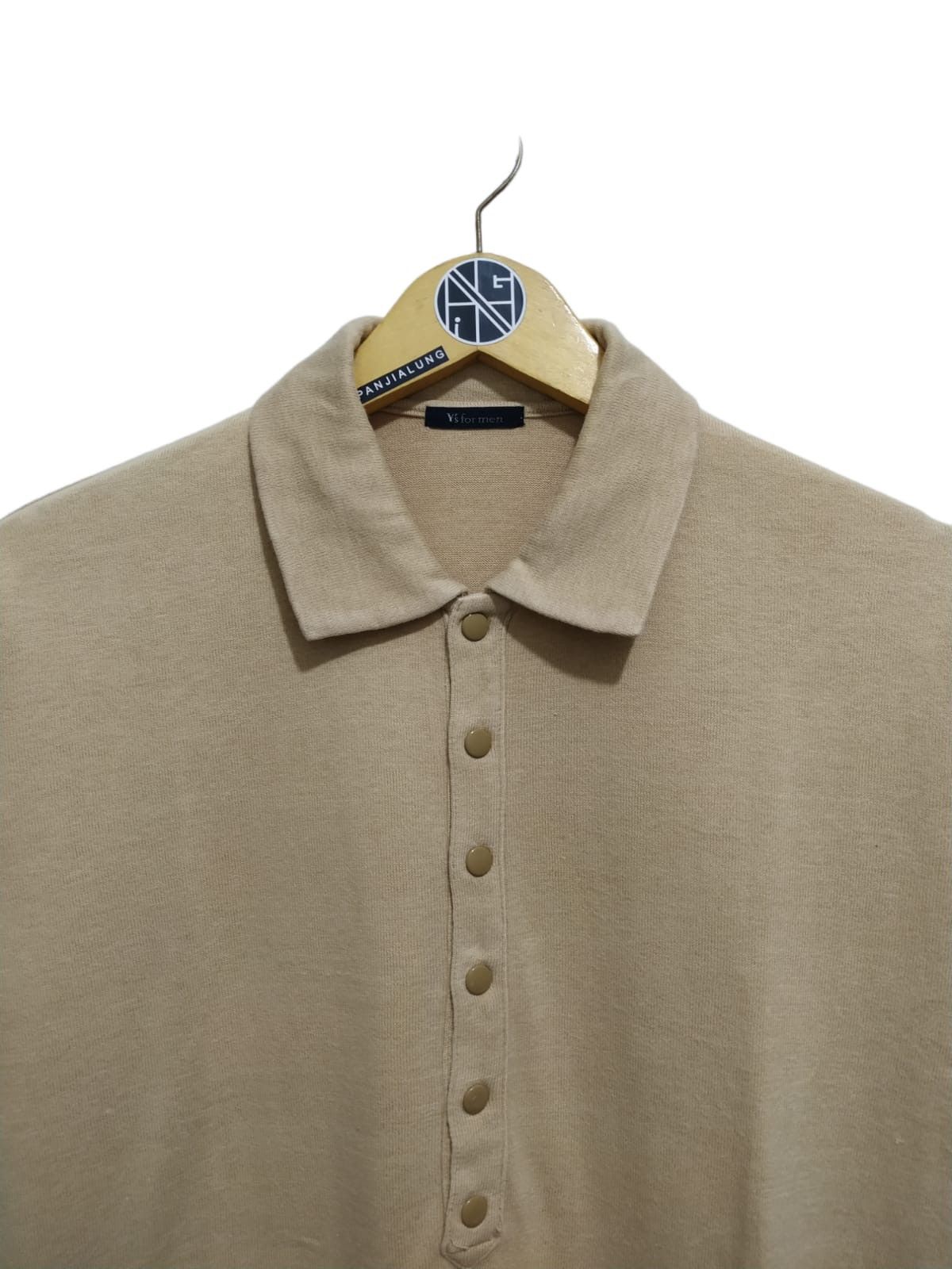 Y's × Y's for Men × Yohji Yamamoto Vintage Y's For Men Snap Button Polos Size US M / EU 48-50 / 2 - 2 Thumbnail