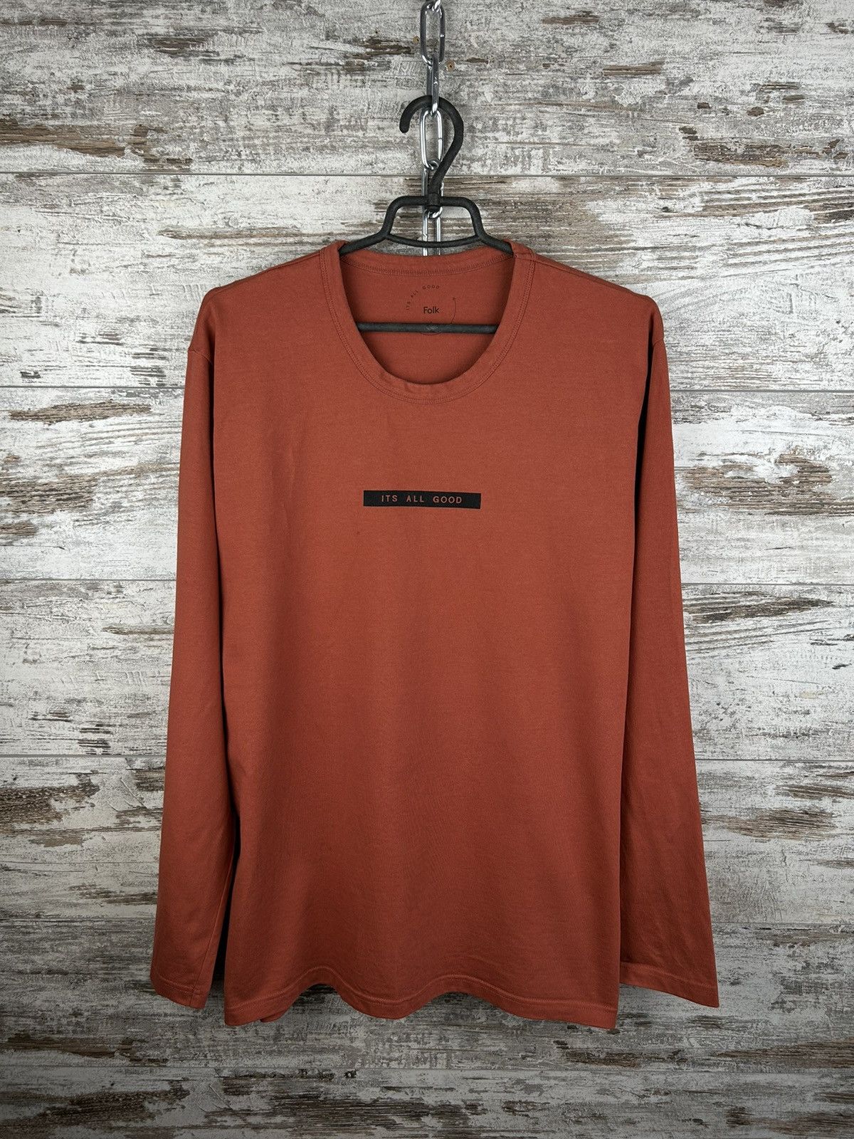 Folk Mens Folk Longsleeve T-shirt big logo streetwear y2k size 5 Size US M / EU 48-50 / 2 - 1 Thumbnail